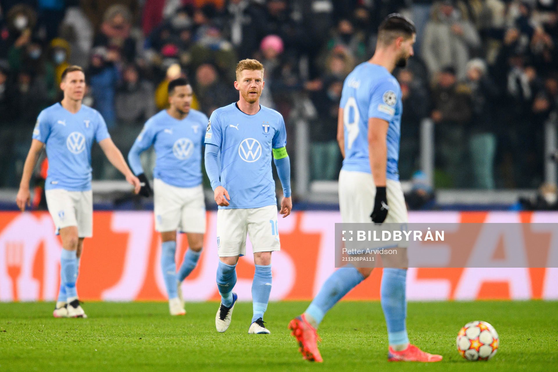 Anders Christiansen of Malmö FF looks dejected