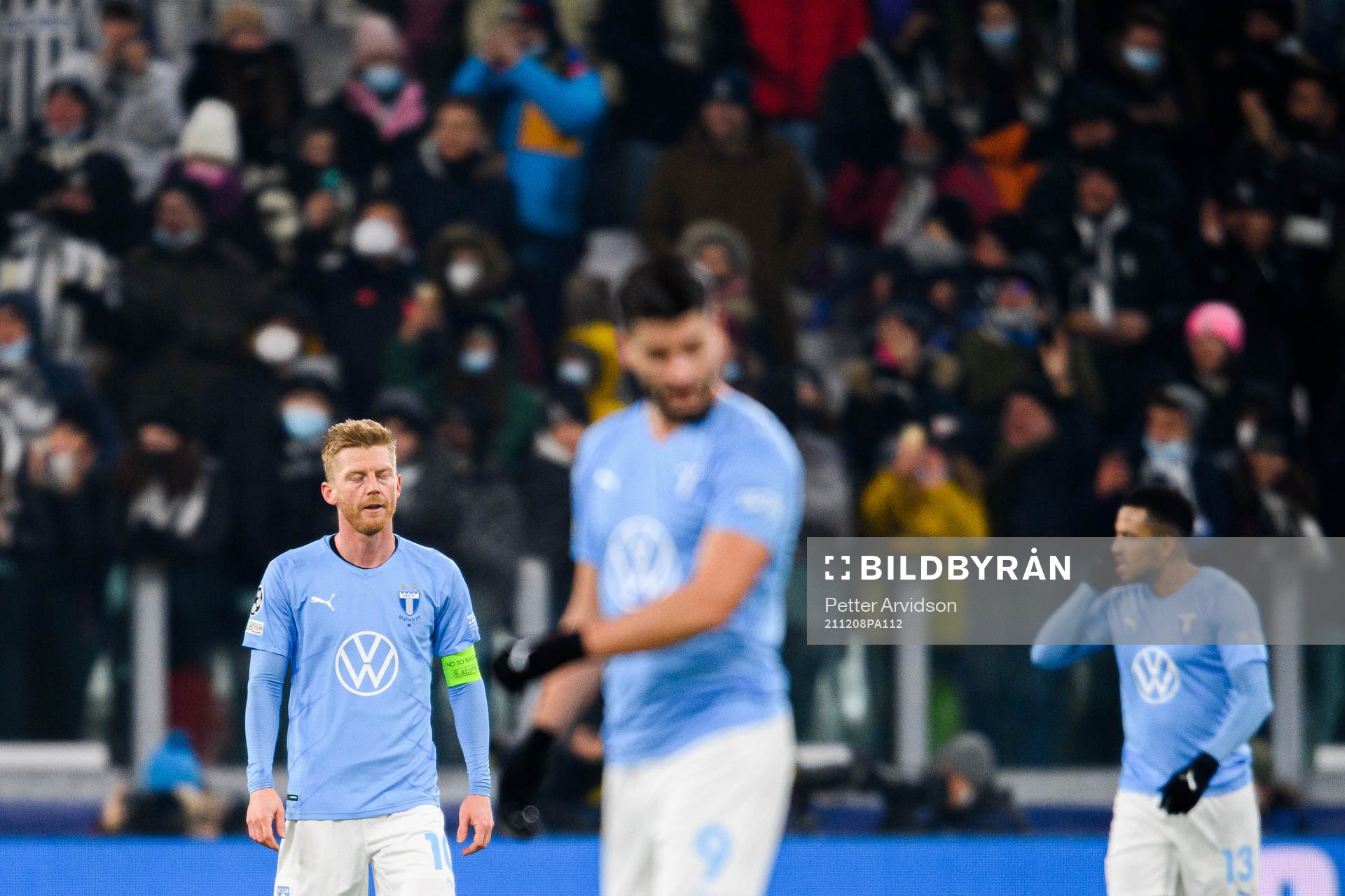 Anders Christiansen of Malmö FF looks dejected