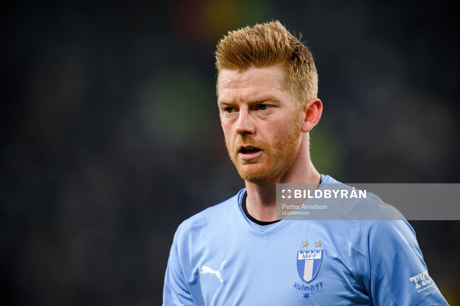 Anders Christiansen of Malmö FF looks dejected