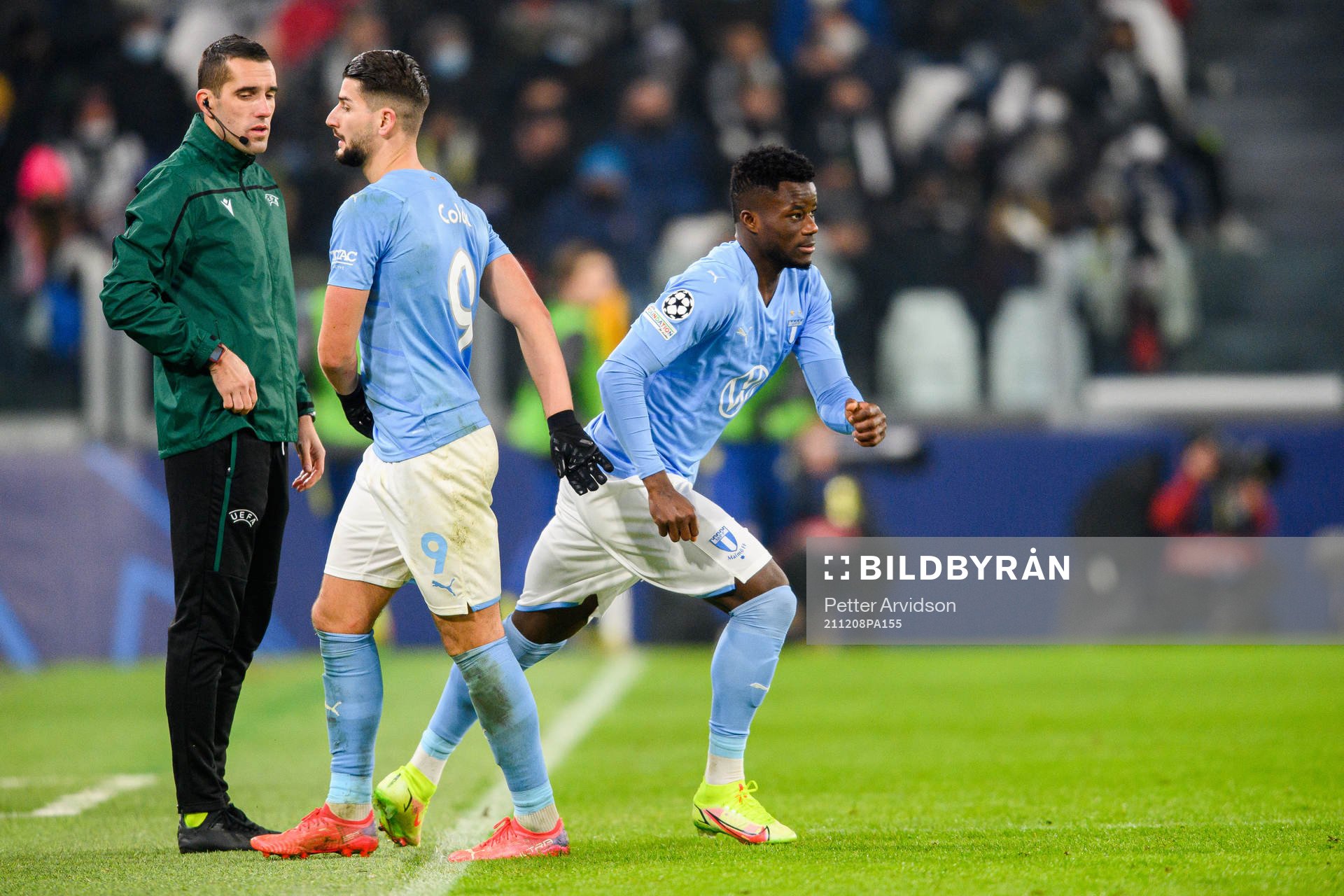 Antonio Colak and Malik Abubakari of Malmö FF
