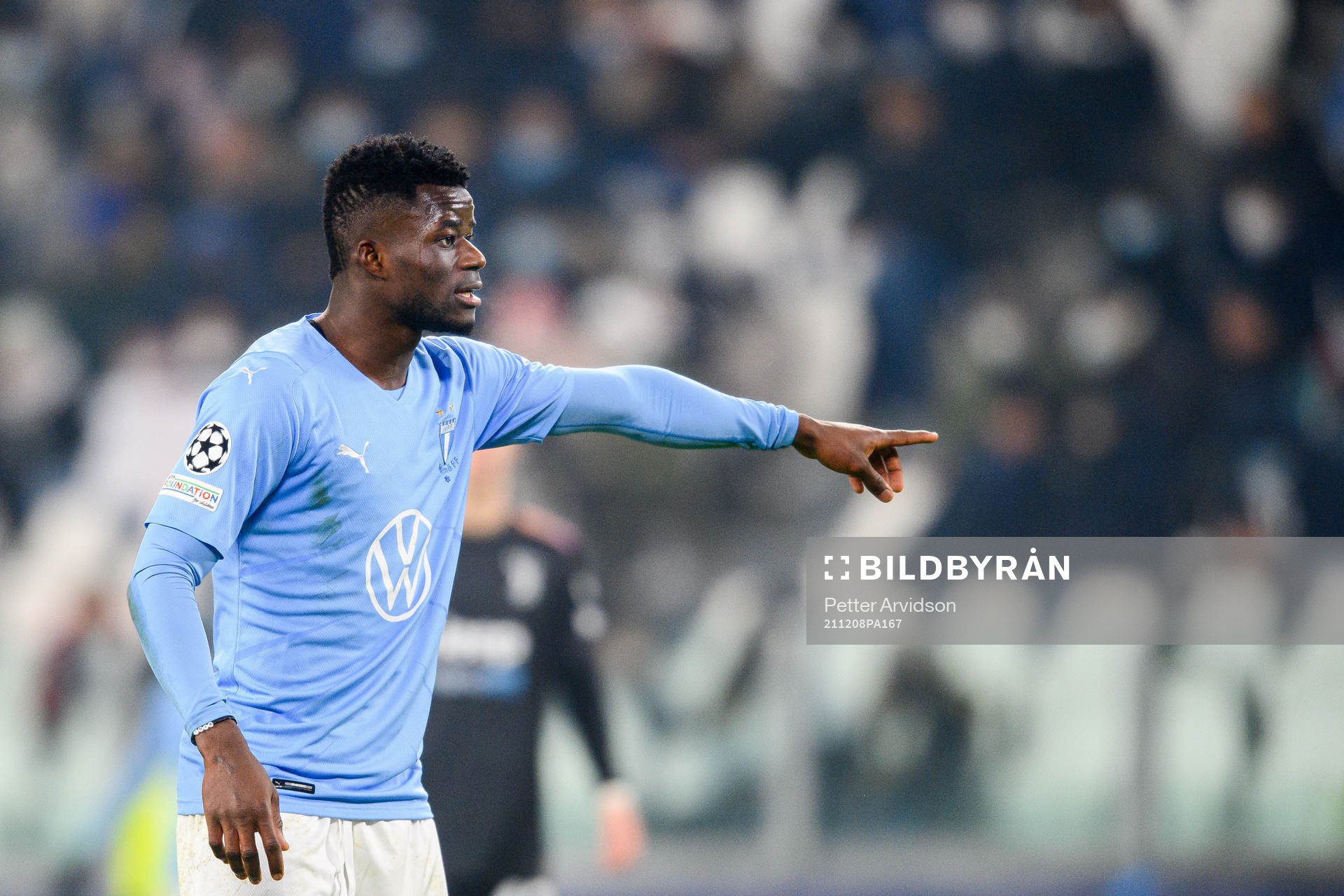 Malik Abubakari of Malmö FF