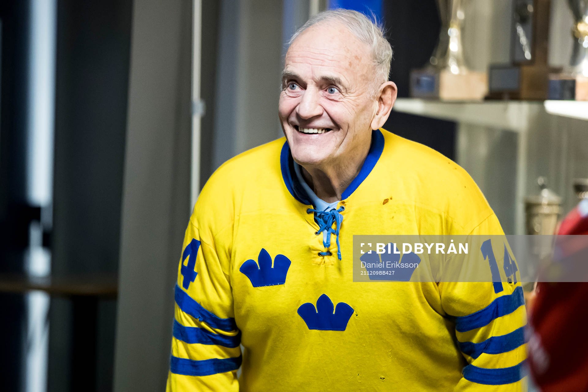 Ulf Sterner innan ishockeymatchen i SHL mellan Leksand och
