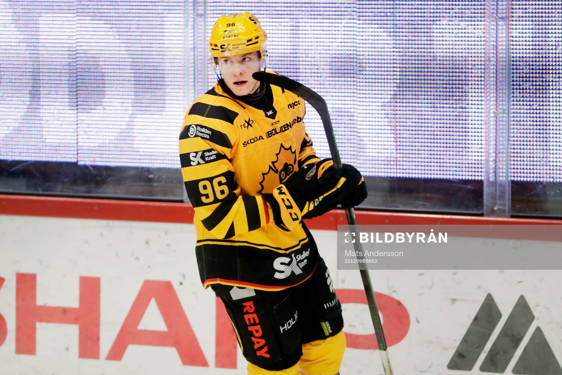 Skellefteås Rickard Hugg jublar