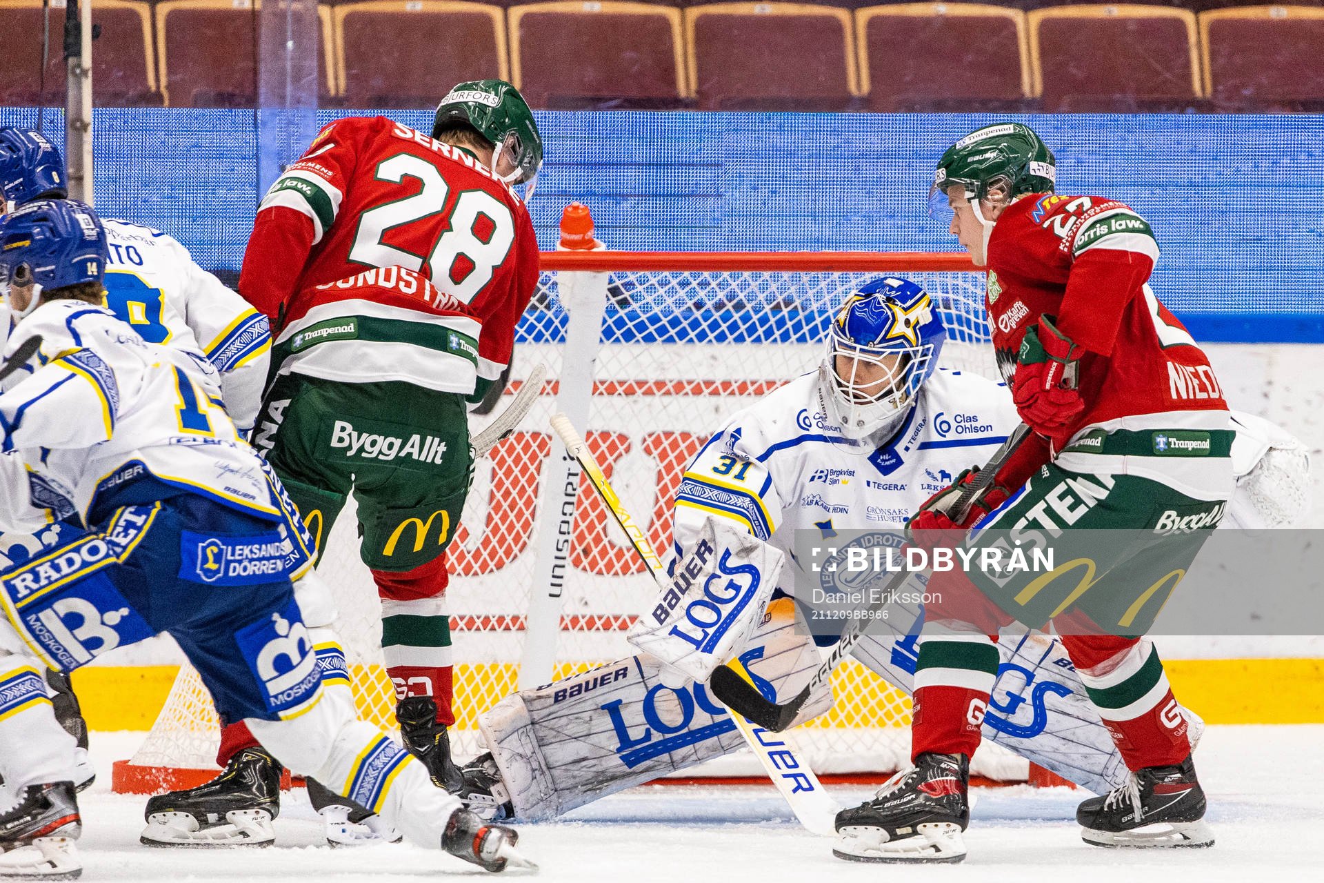 Leksands målvakt Kasimir Kaskisuo