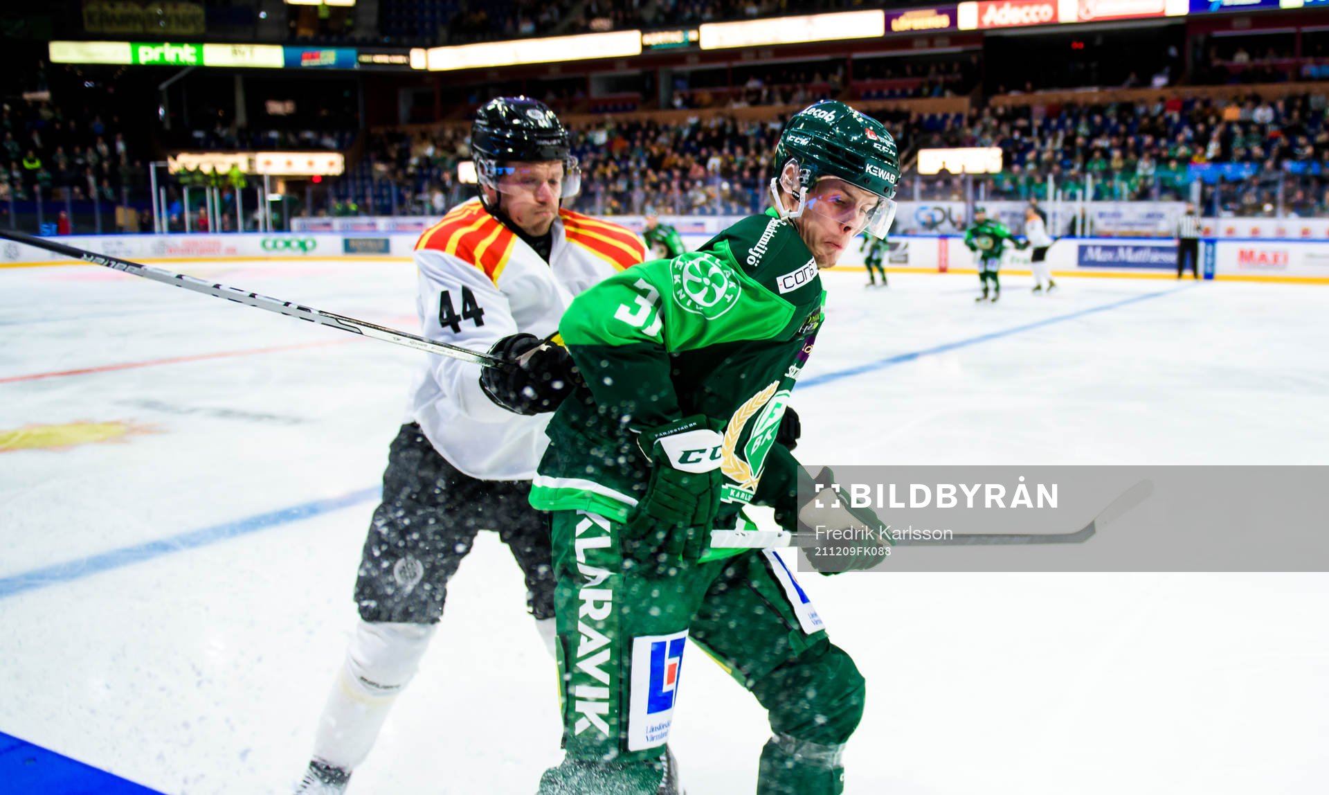 Brynäs Nicklas Danielsson och Färjestads Carl Jakobsson