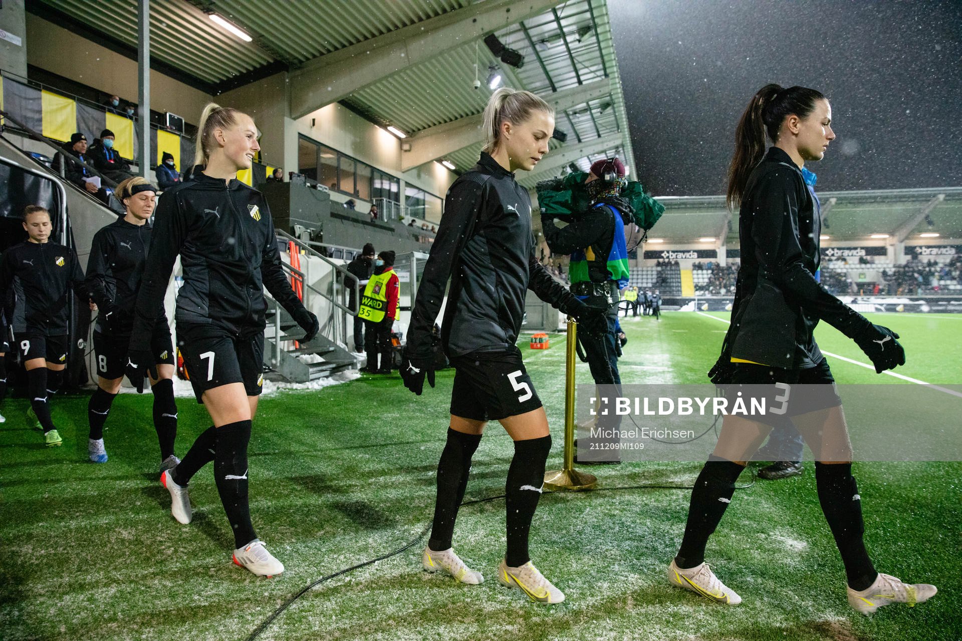 Stina Blackstenius, Lotta Ökvist and Beata Kollmats  of