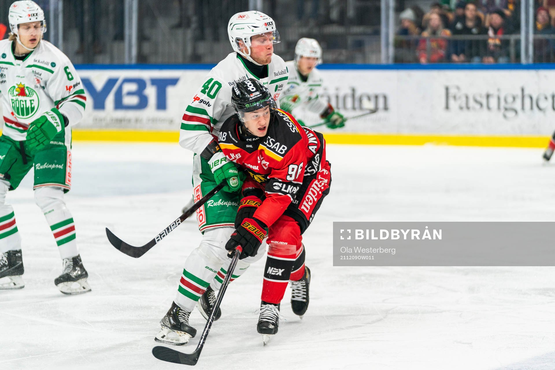 Rögles Oskar Stål Lyrenäs och Luleås Pontus Andreasson