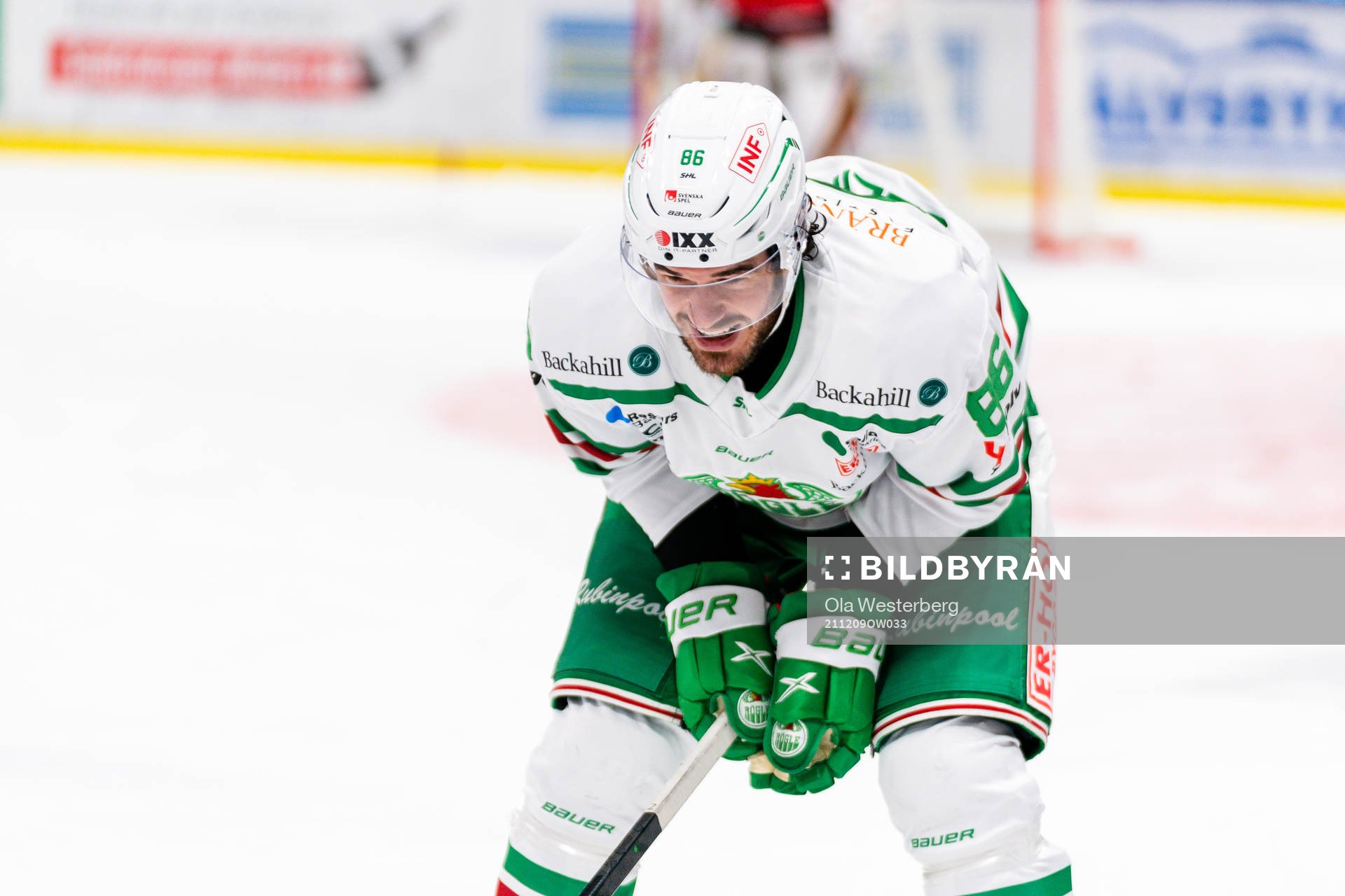Rögles Eric Gelinas har ont