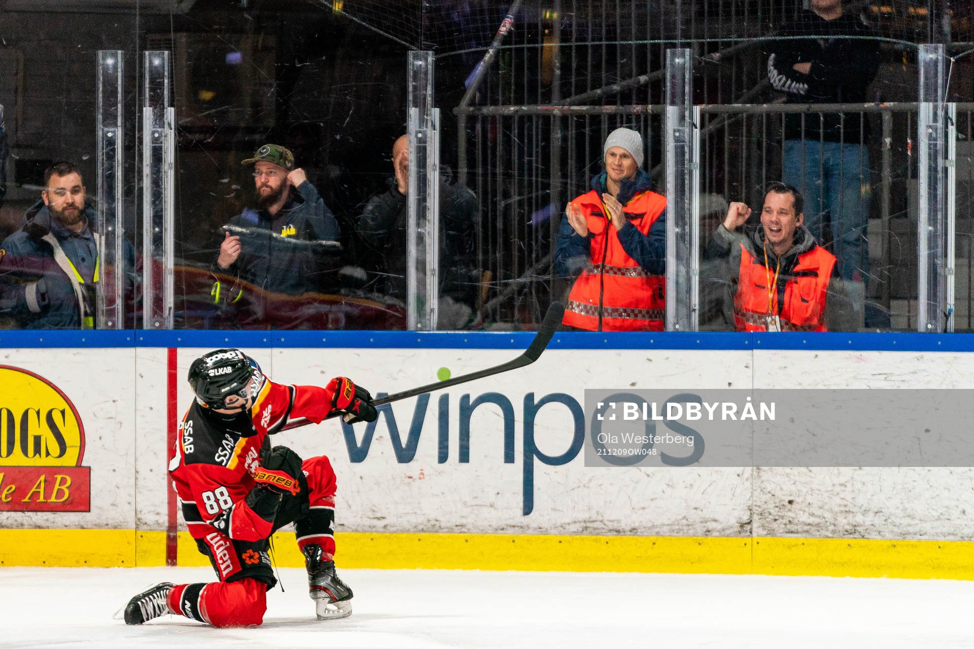 Luleås Joonas Rask jublar
