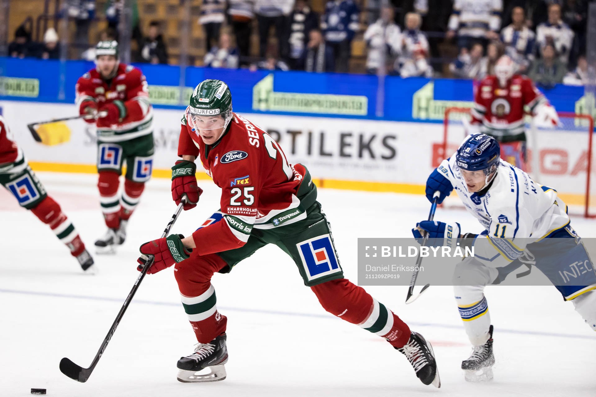 Frölundas Elmer Söderblom och Leksands Martin Karlsson