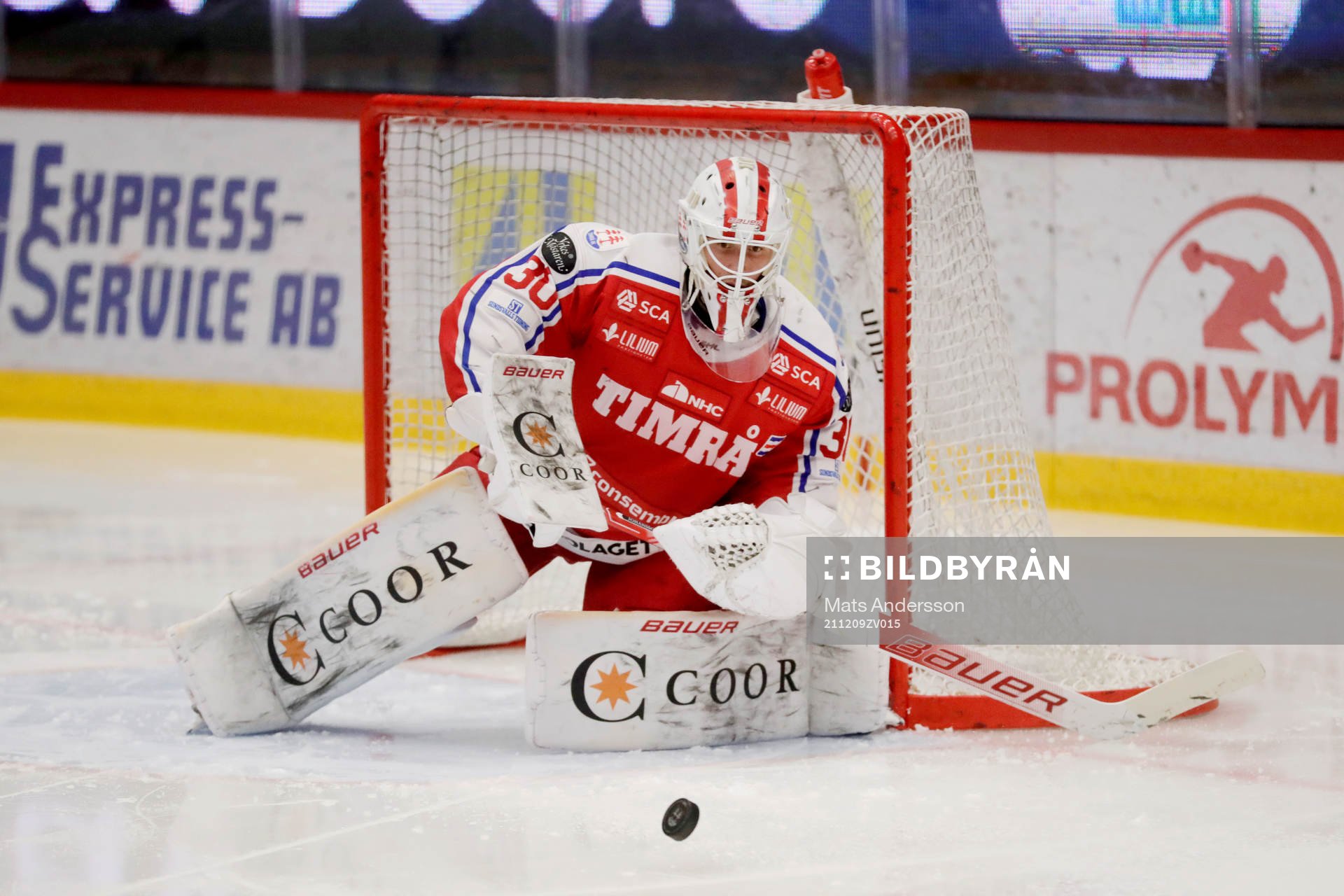 Timrås målvakt Jacob Johansson