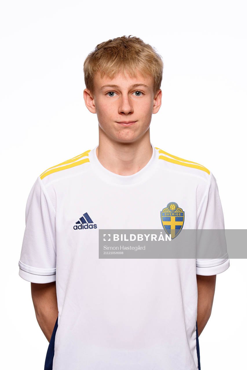 Johan Brådenmark i P15-landslaget