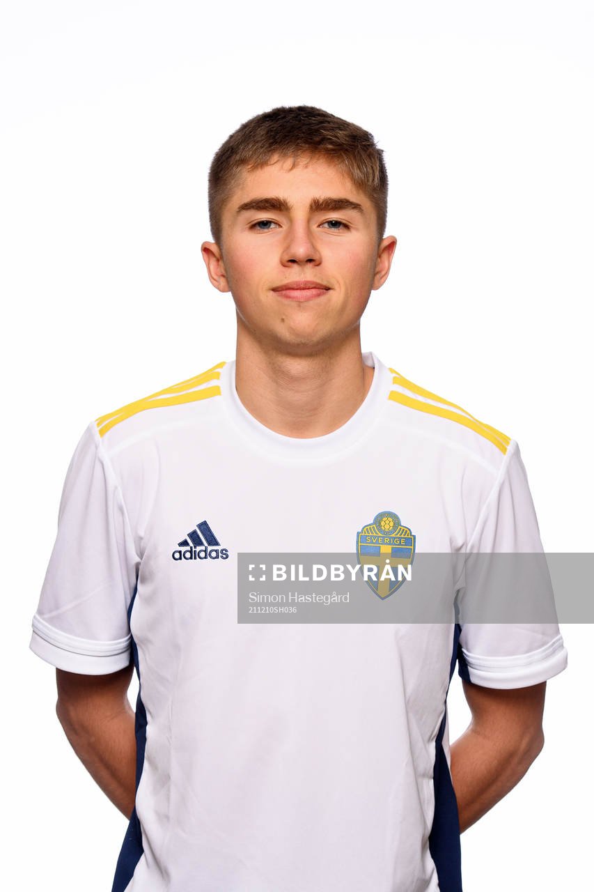 Hugo Bäckstrand i P15-landslaget