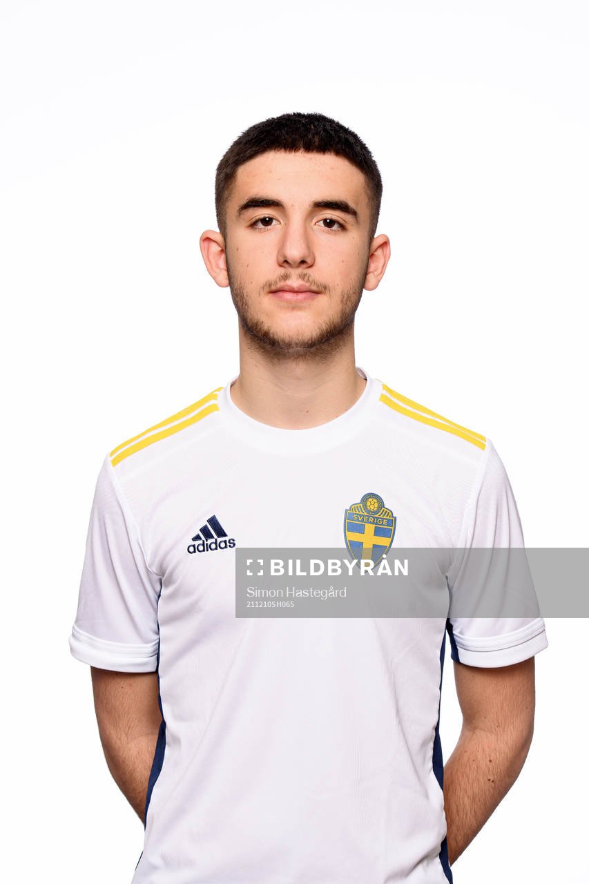 Albin Gashi i P15-landslaget