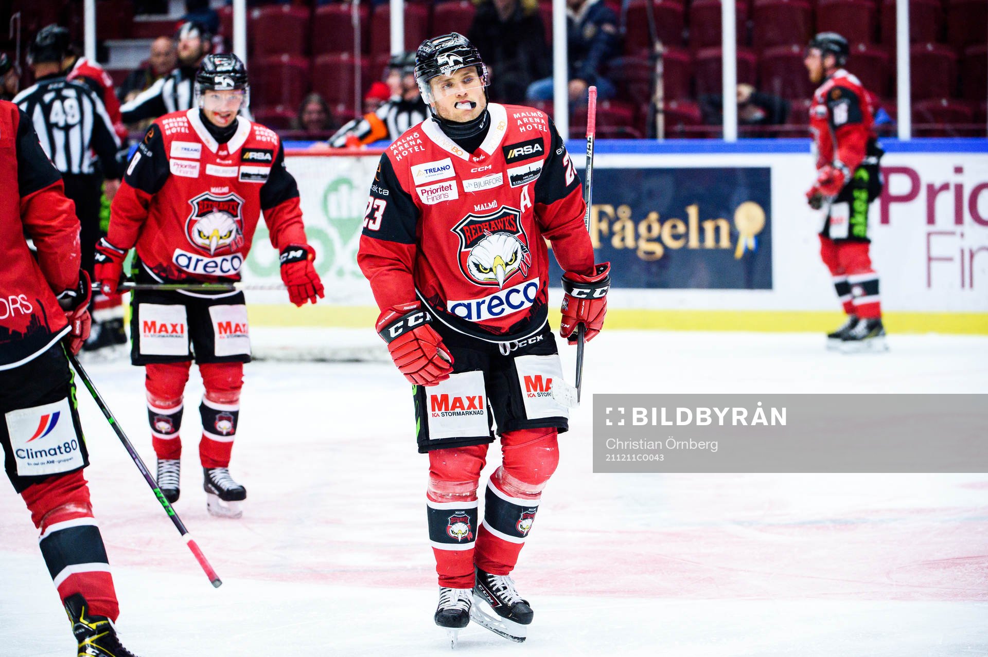 Malmö Redhawks Christoffer Forsberg deppar