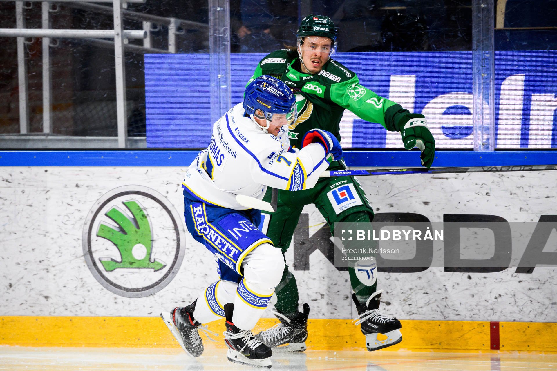 Leksands Benjamin Thomas och Färjestads Joakim Nygård