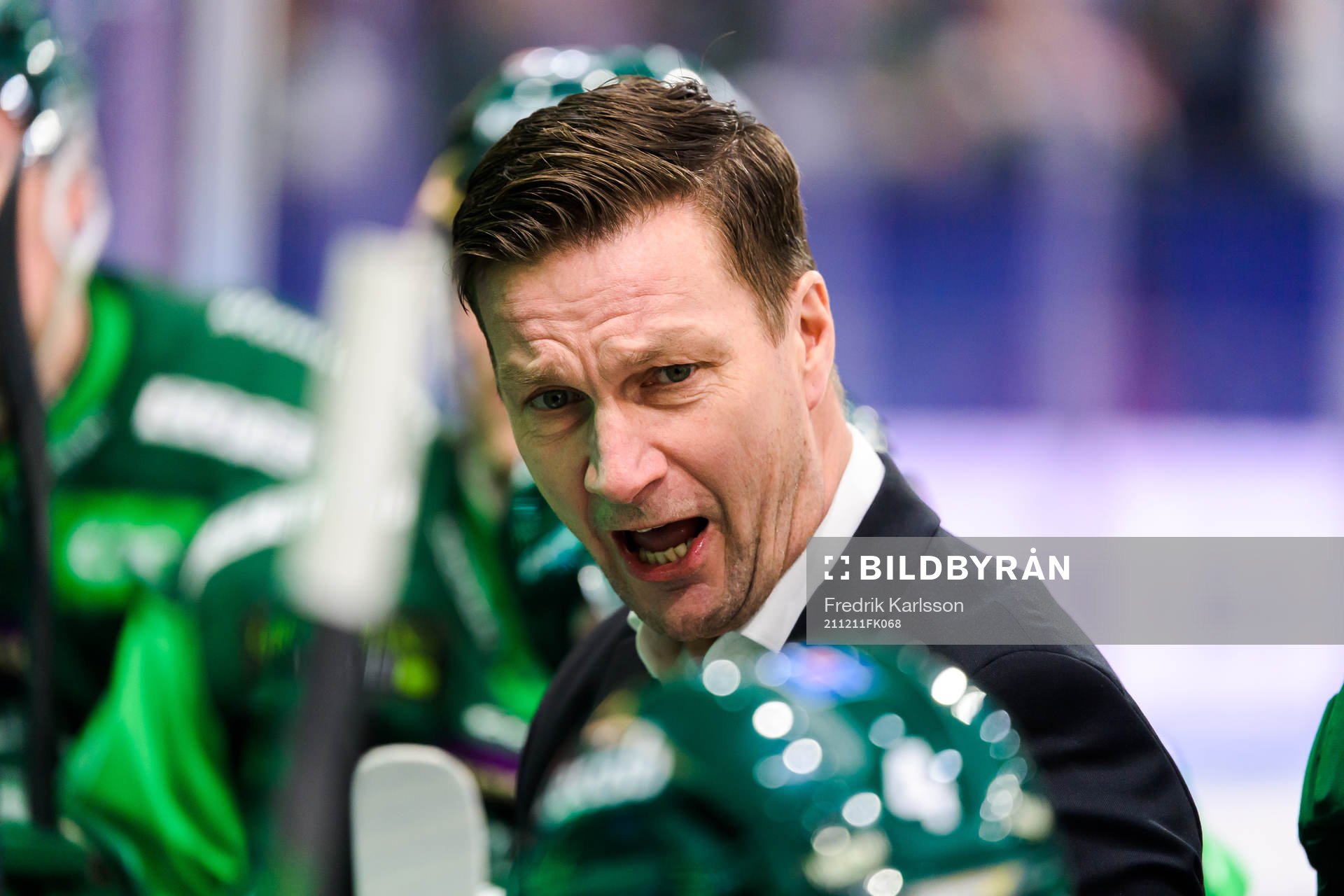 Färjestads tränare Johan Pennerborn