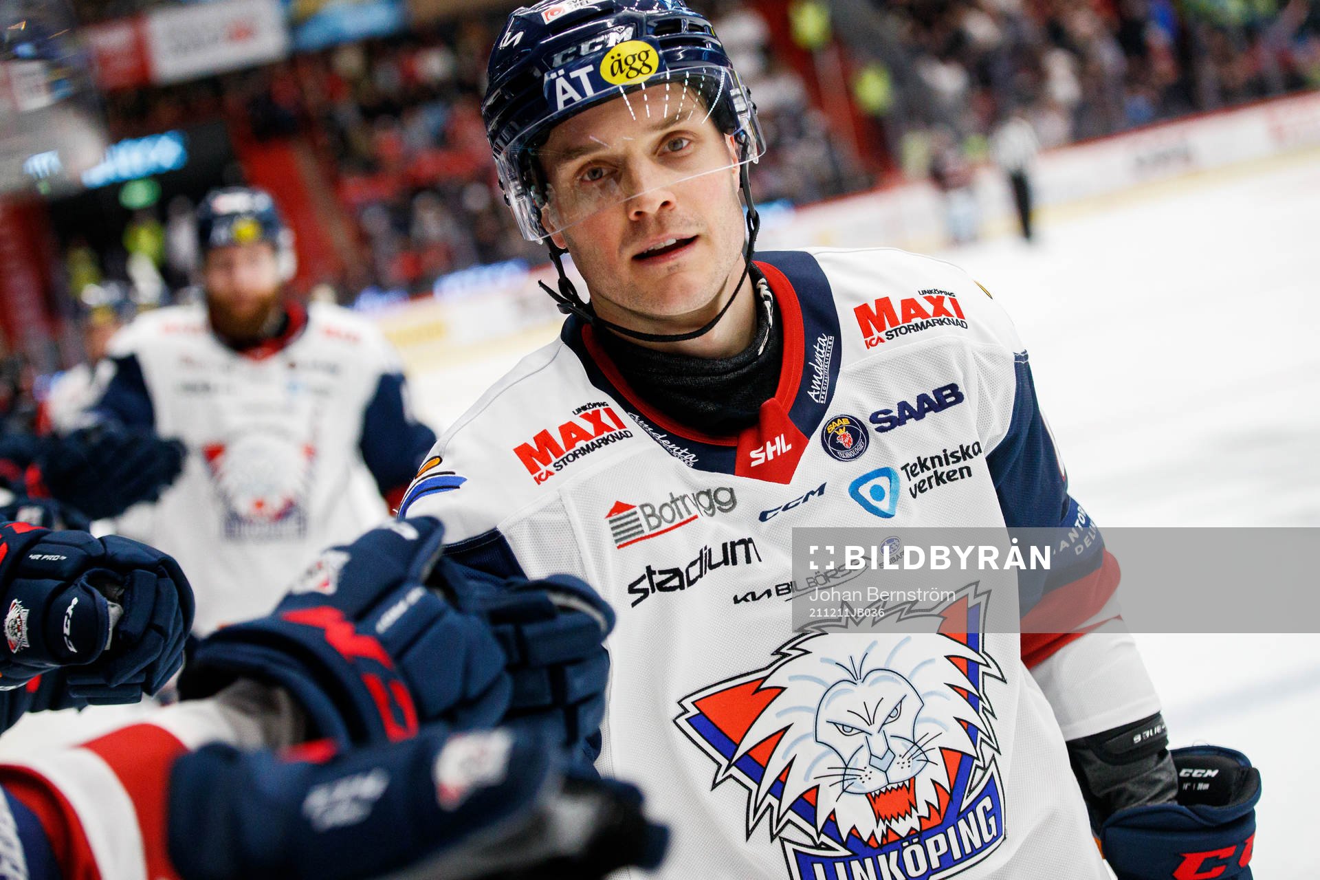 Linköpings Benjamin Maxwell jublar