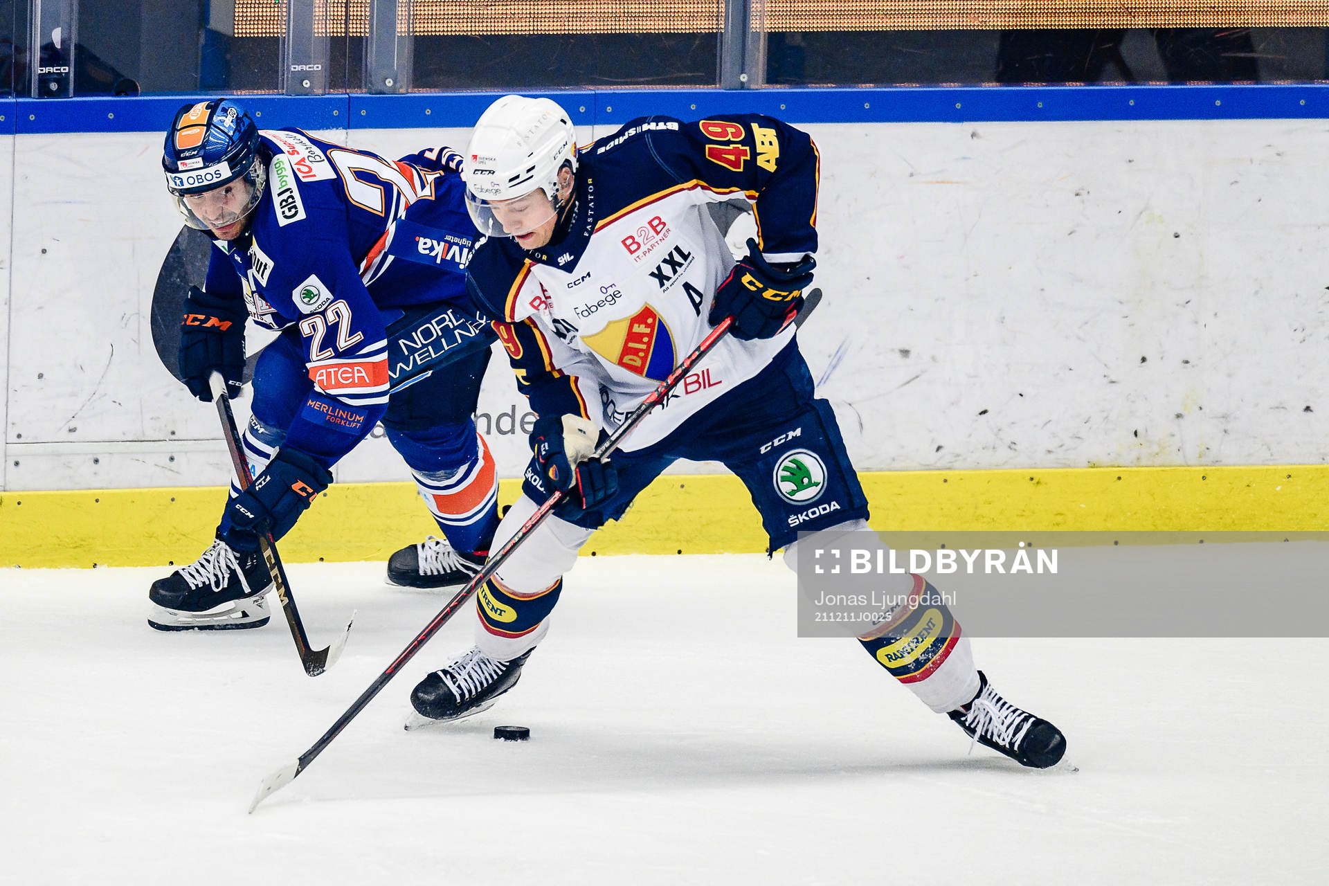 Växjös Tobias Rieder och Djurgårdens Rhett Rakhshani
