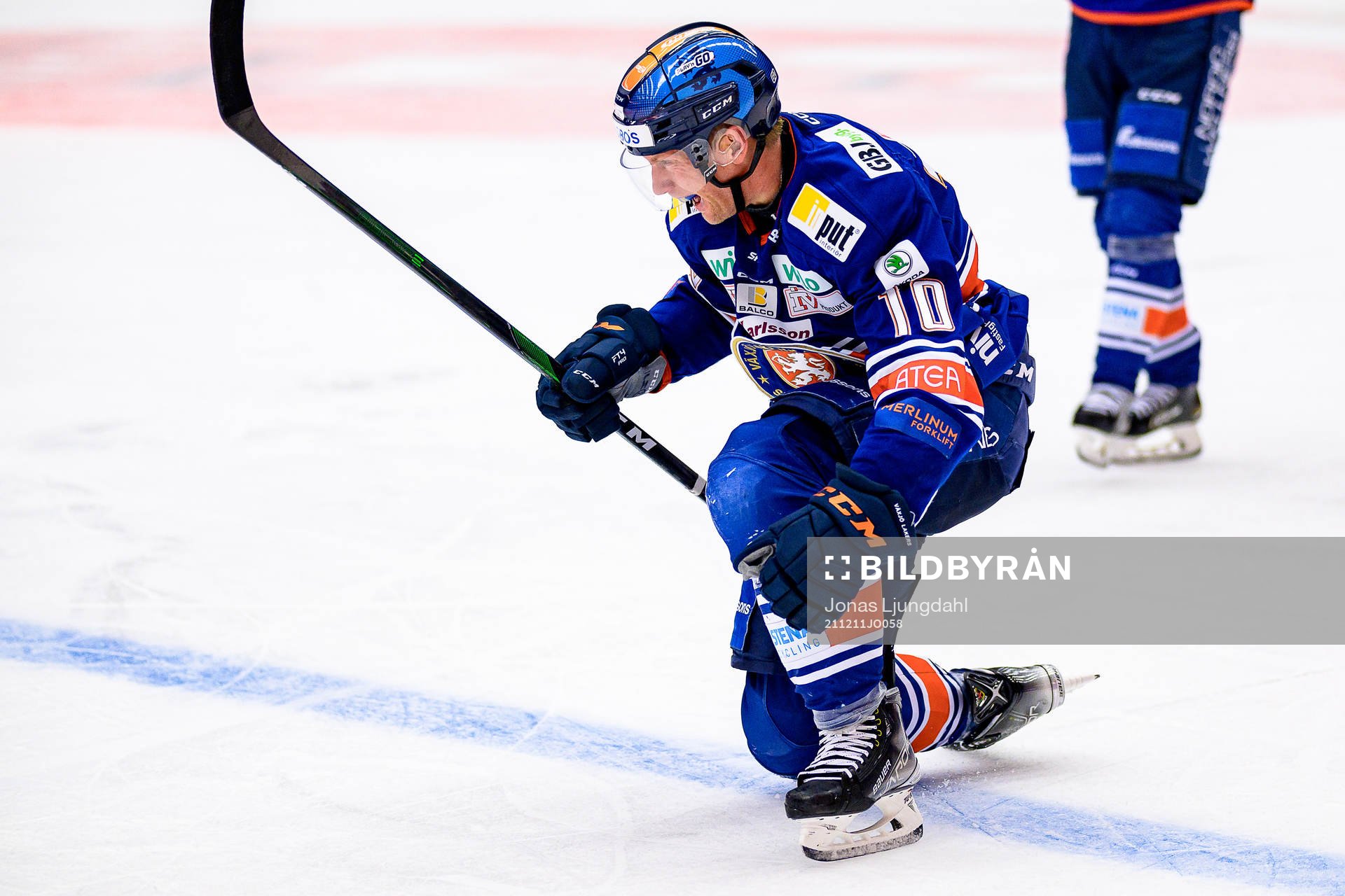 Växjös Richard Gynge jublar