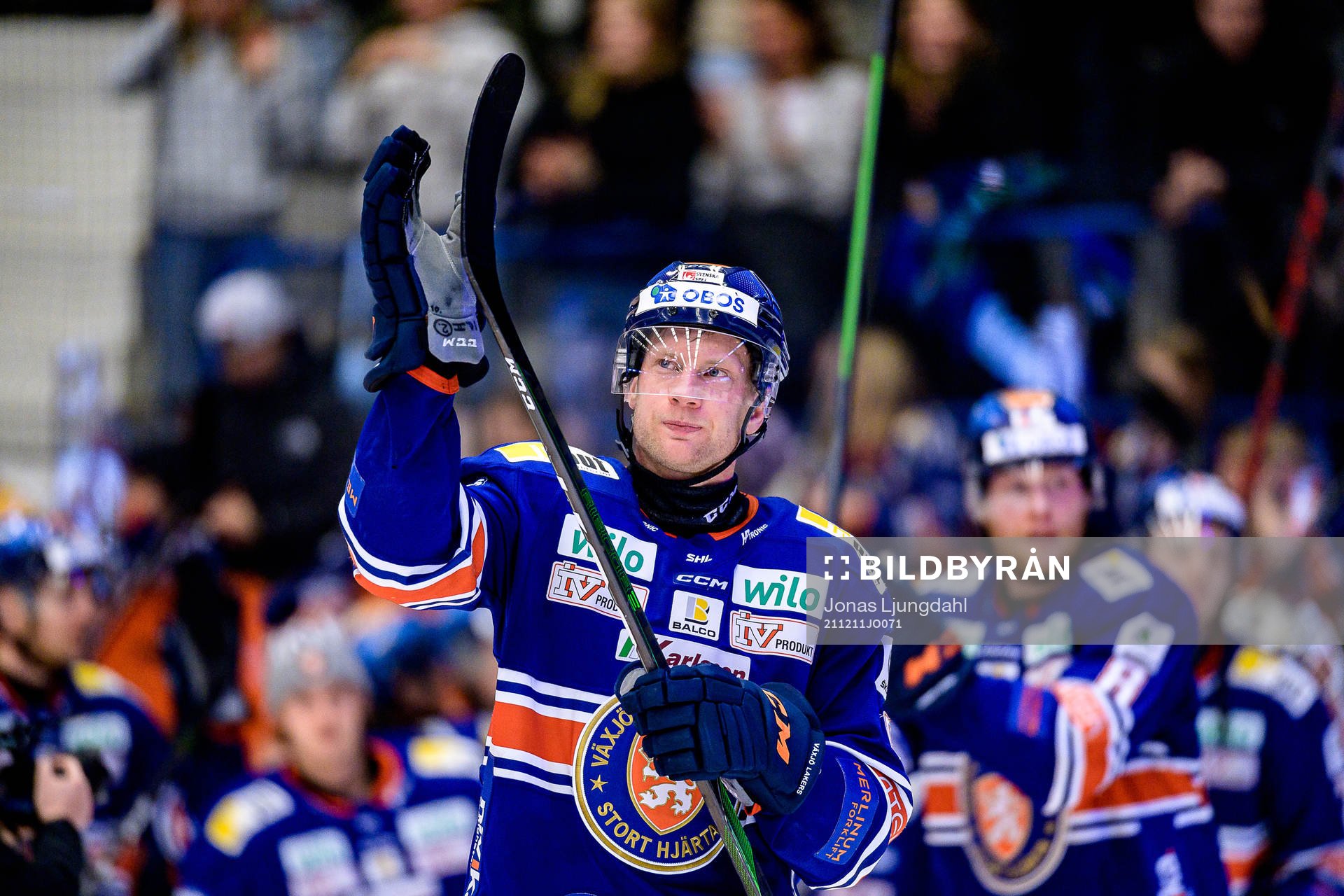 Växjös Richard Gynge jublar