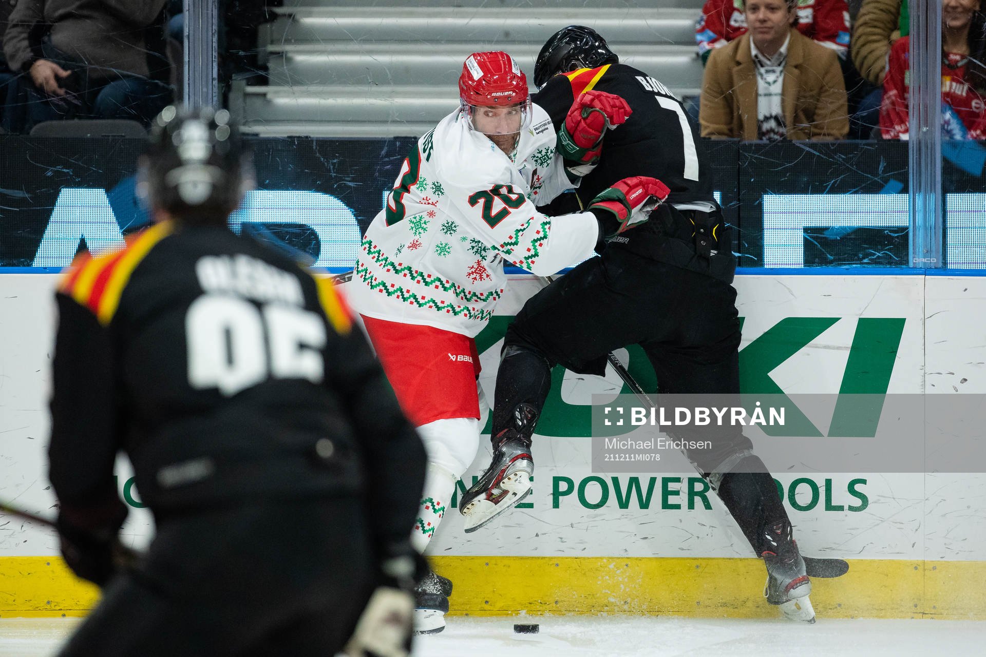 Frölundas Joel Lundqvist och Brynäs Marcus Björk