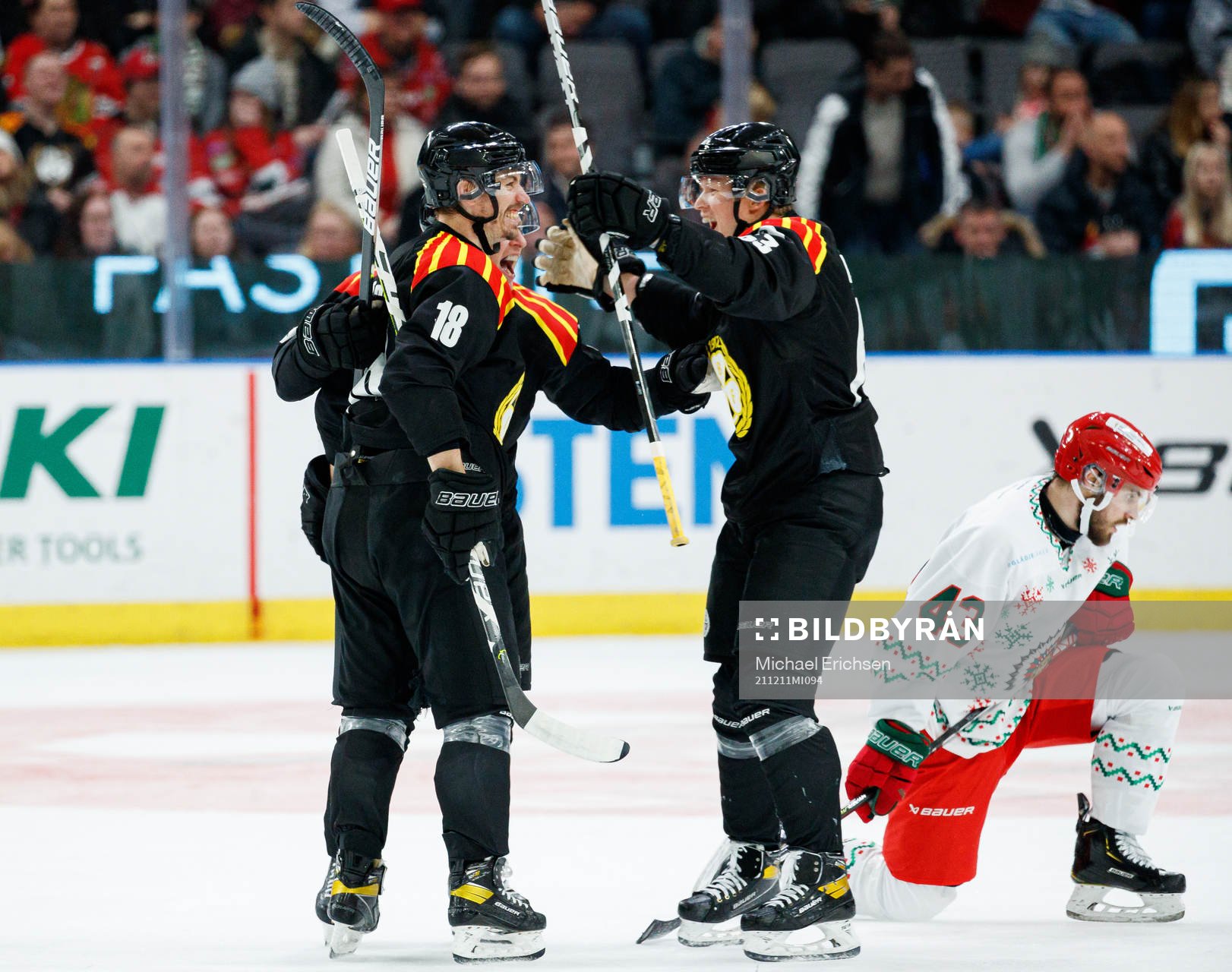 Brynäs Anton Rödin jublar