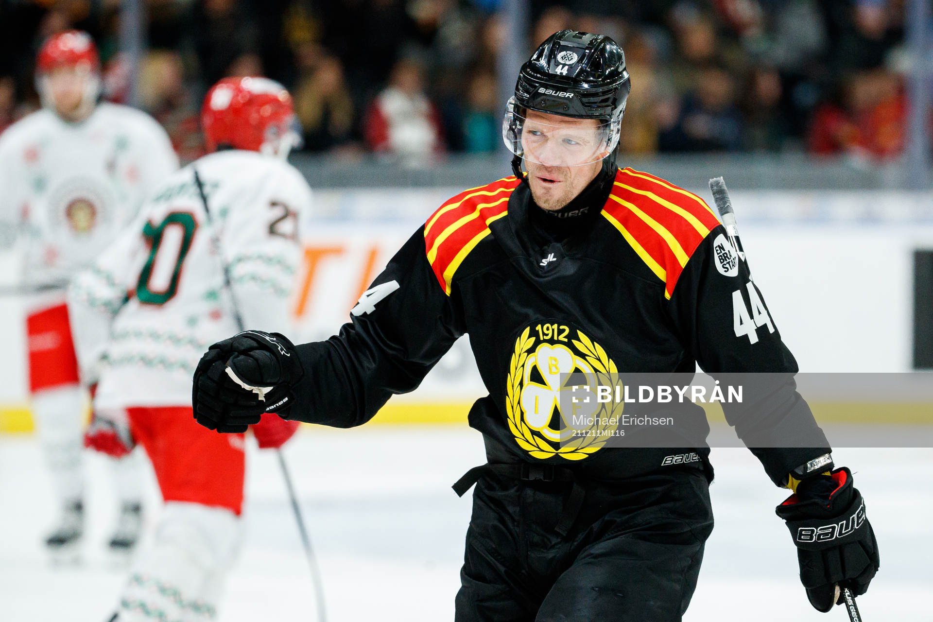 Brynäs Nicklas Danielsson jublar