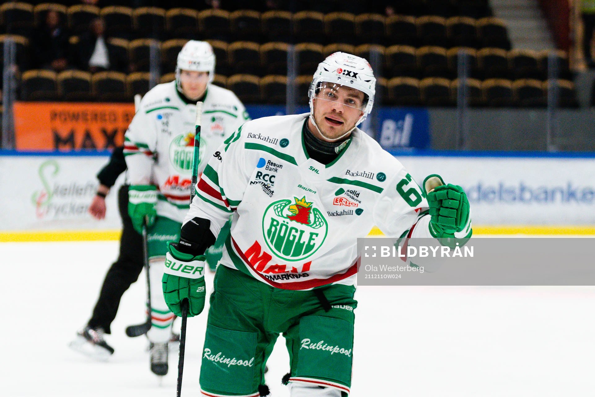 Rögles Leon Bristedt jublar