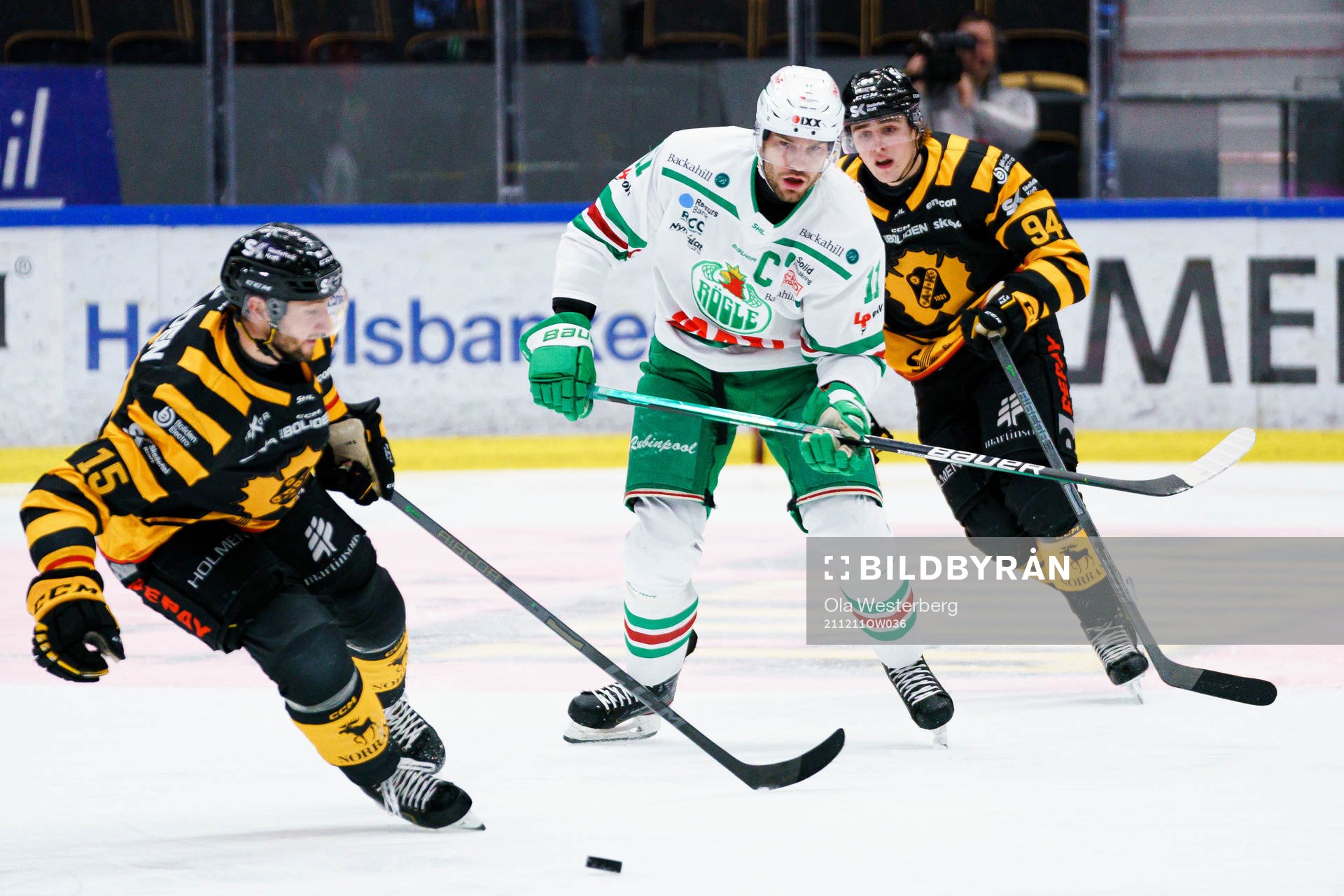 Skellefteås Melker Karlsson och Rögles Mattias Sjögren