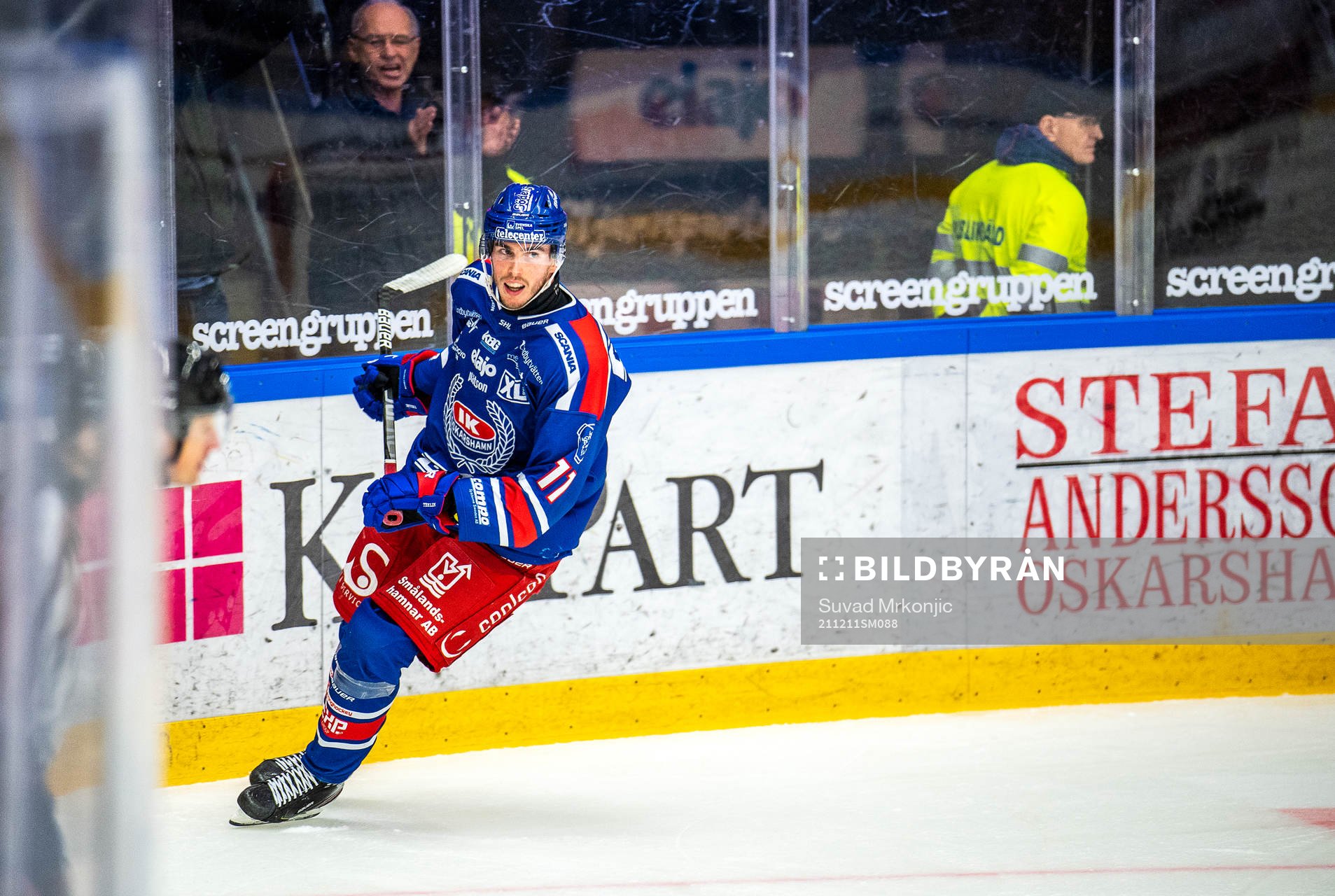 Oskarshamns Joakim Thelin jublar