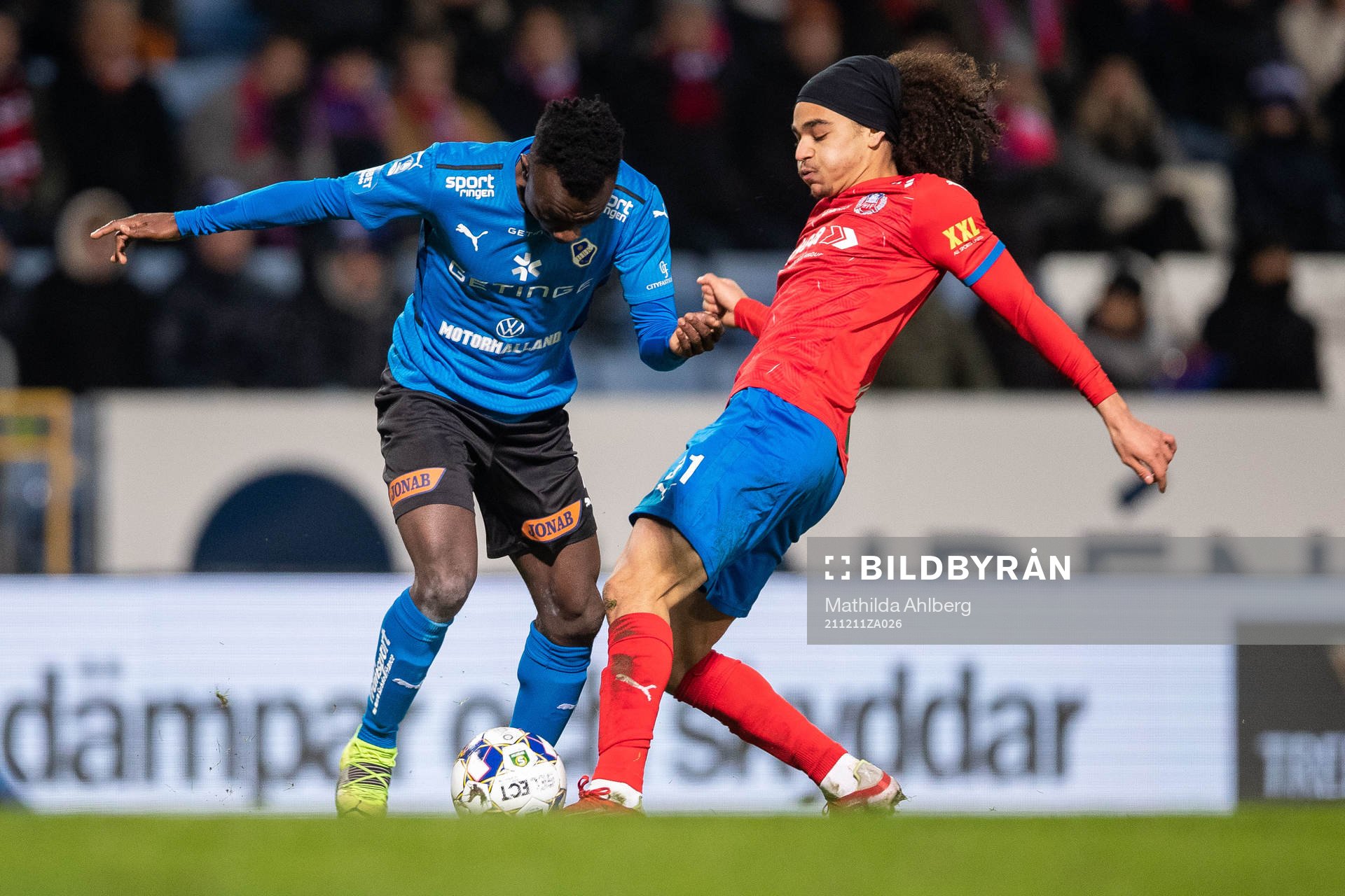 Halmstads Thomas Boakye och Helsingborgs Adam Kaied