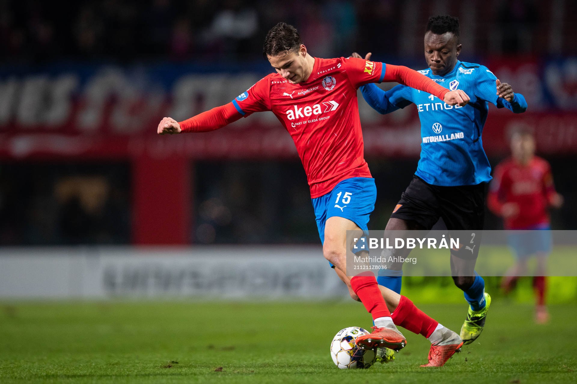 Helsingborgs Assad Al Hamlawi och Halmstads Thomas Boakye
