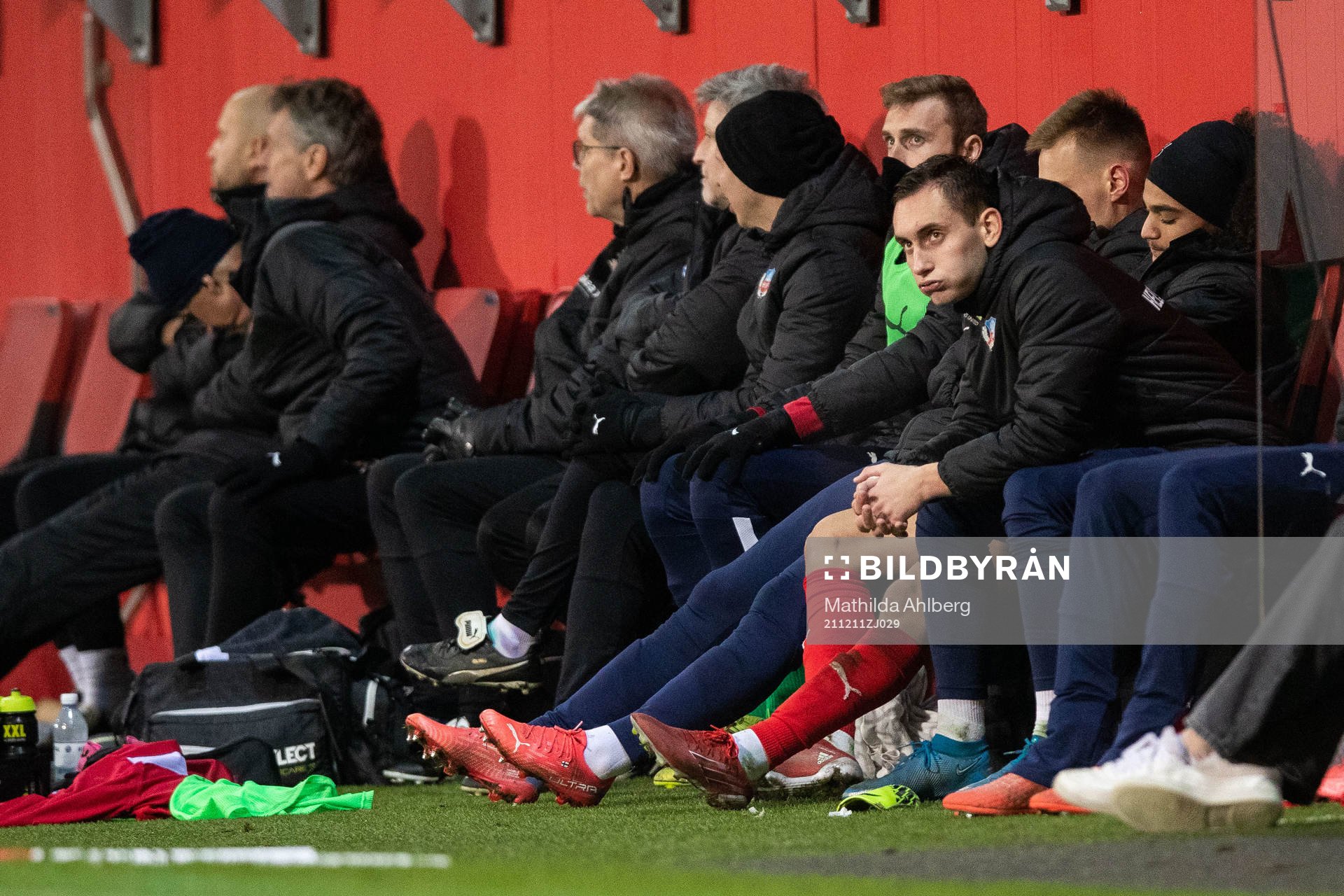 Helsingborgs Vladislav Kreida och Adam Kaied deppar
