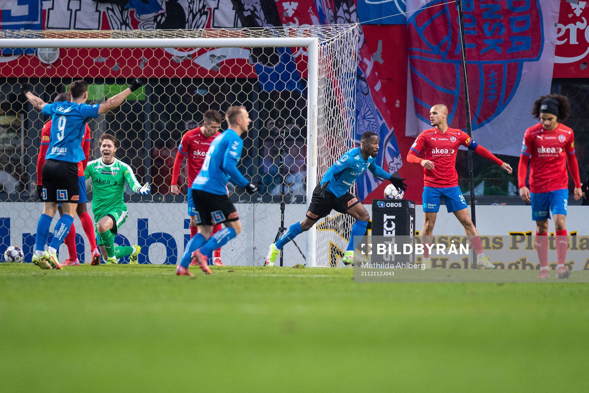 Helsingborgs målvakt Kalle Joelsson, Bödvar Bödvarsson,