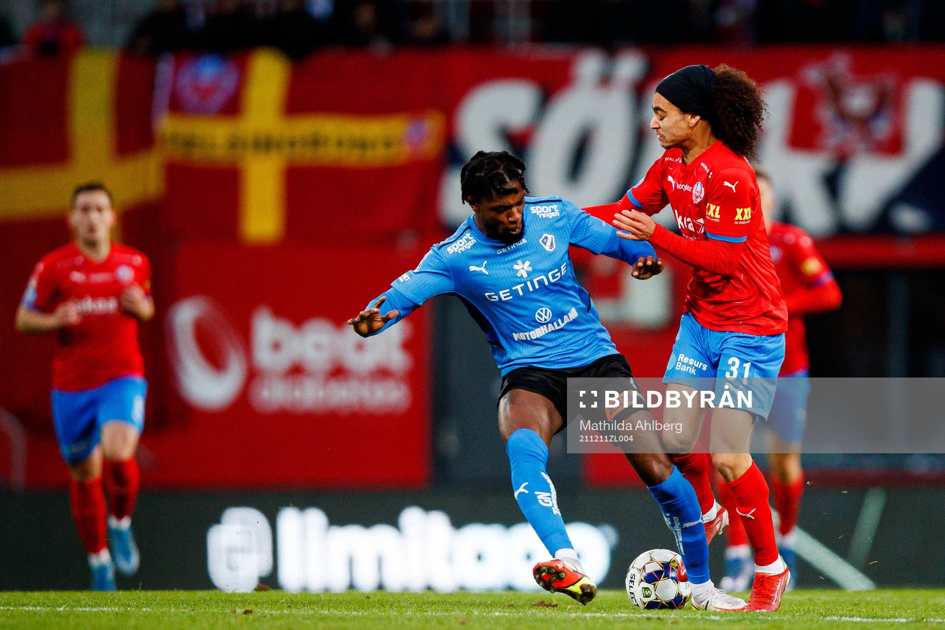 Halmstads Joseph Baffo och Helsingborgs Adam Kaied