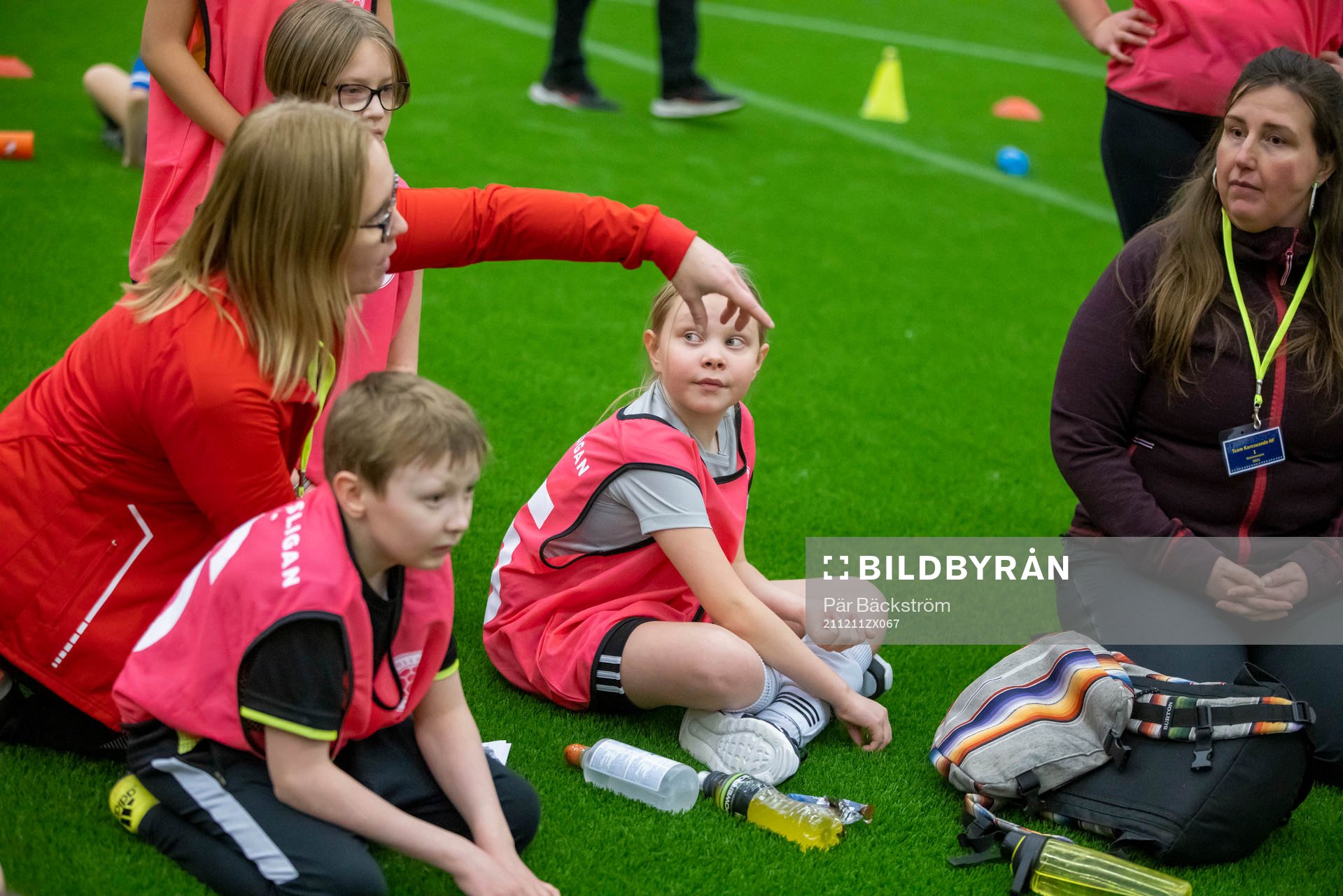 under en fotbollsmatch i Gnistancupen