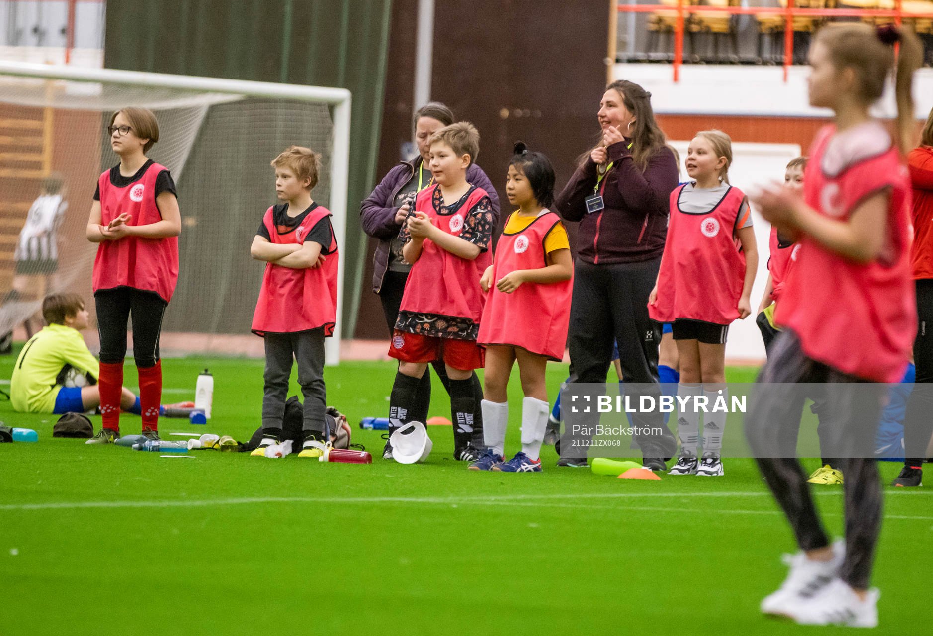 under en fotbollsmatch i Gnistancupen