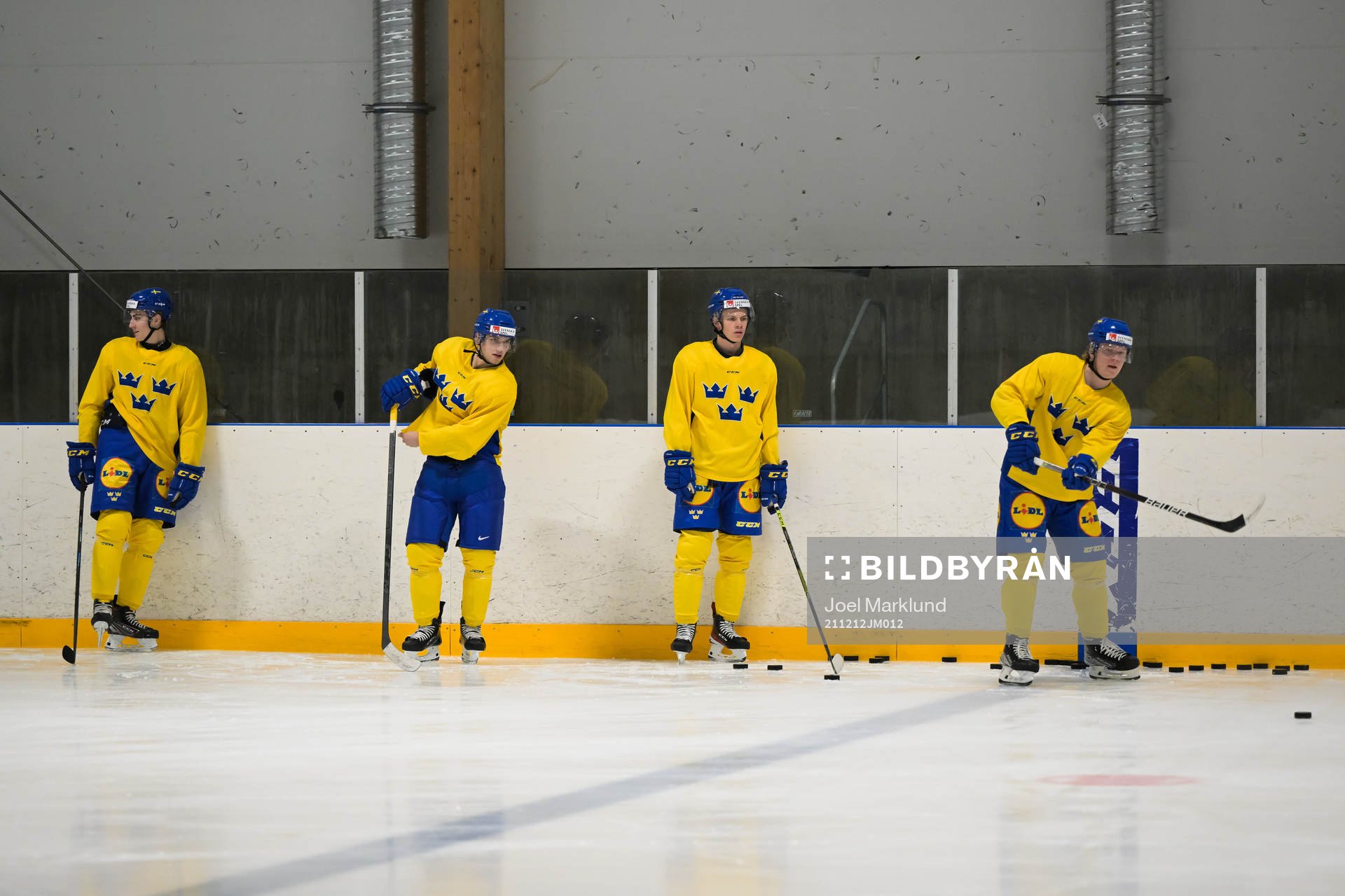 Daniel Ljungman, William Eklund, Albert Sjöberg and Åke