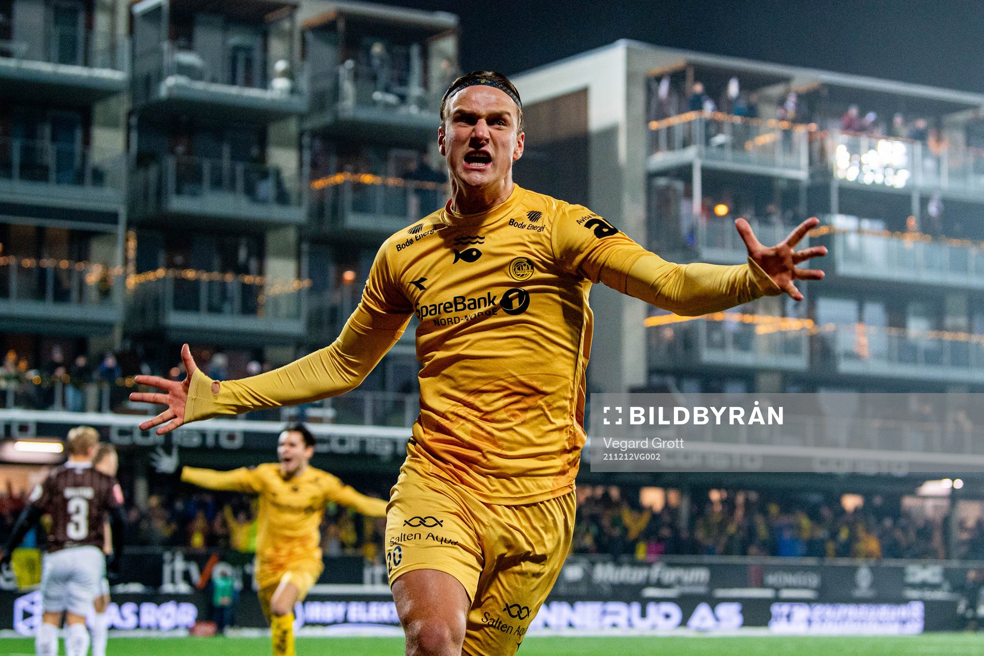 Erik Botheim of Bodø/Glimt celebrates