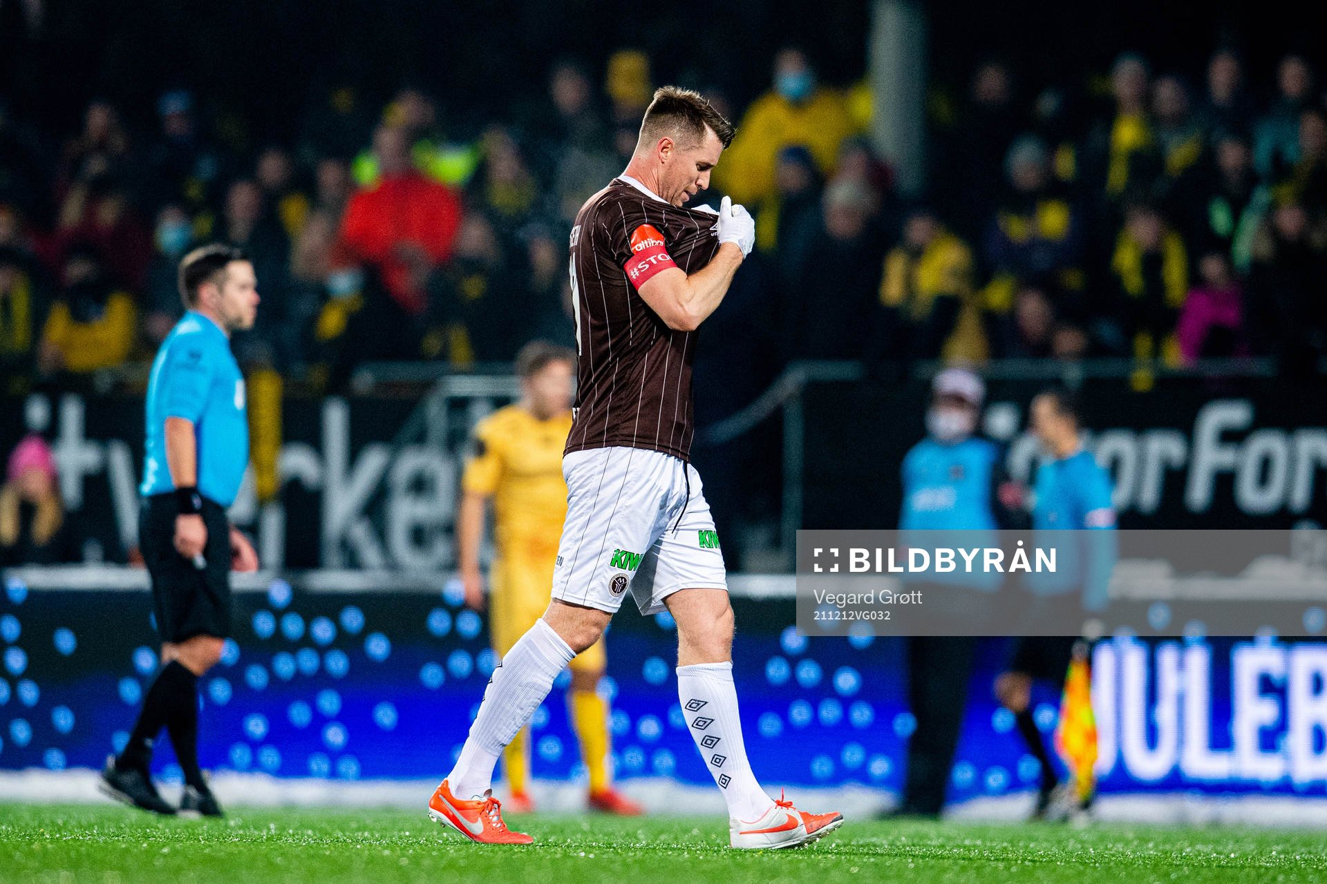 Christian Gauseth is being substituted in his final