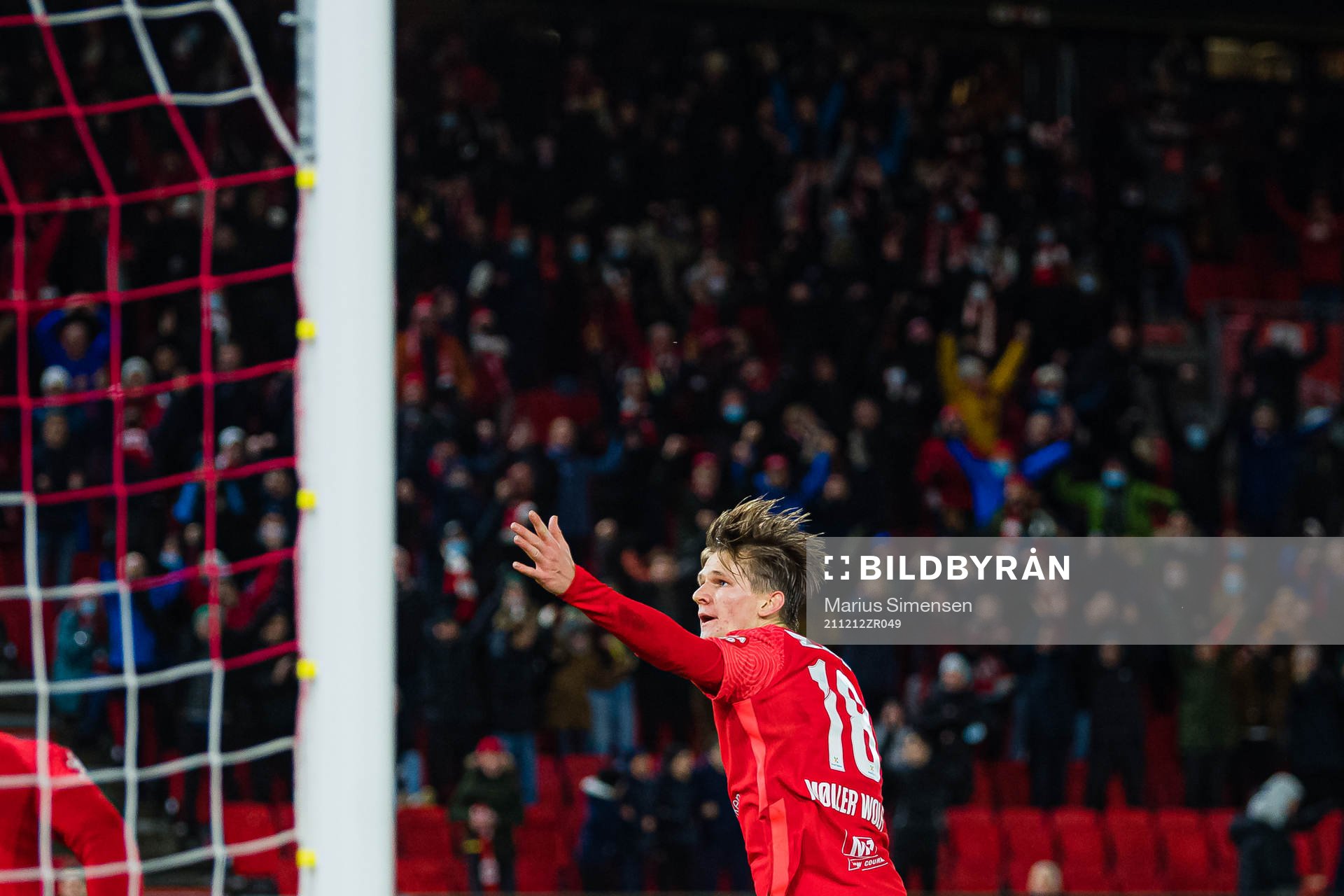 David Møller Wolfe of Brann celebrates