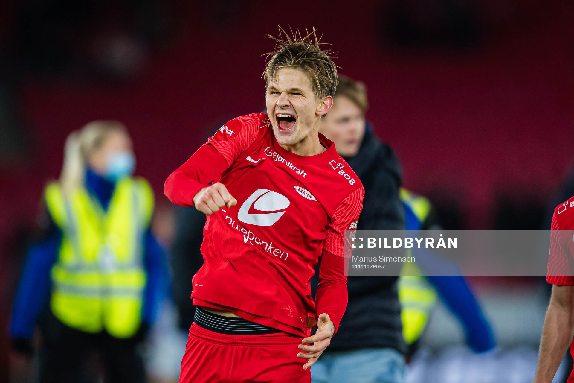 David Møller Wolfe of Brann celebrates