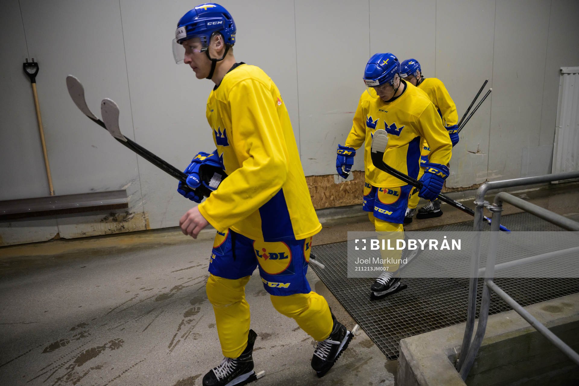 Oskar Magnusson and Zion Nybeck of the Swedish under-20