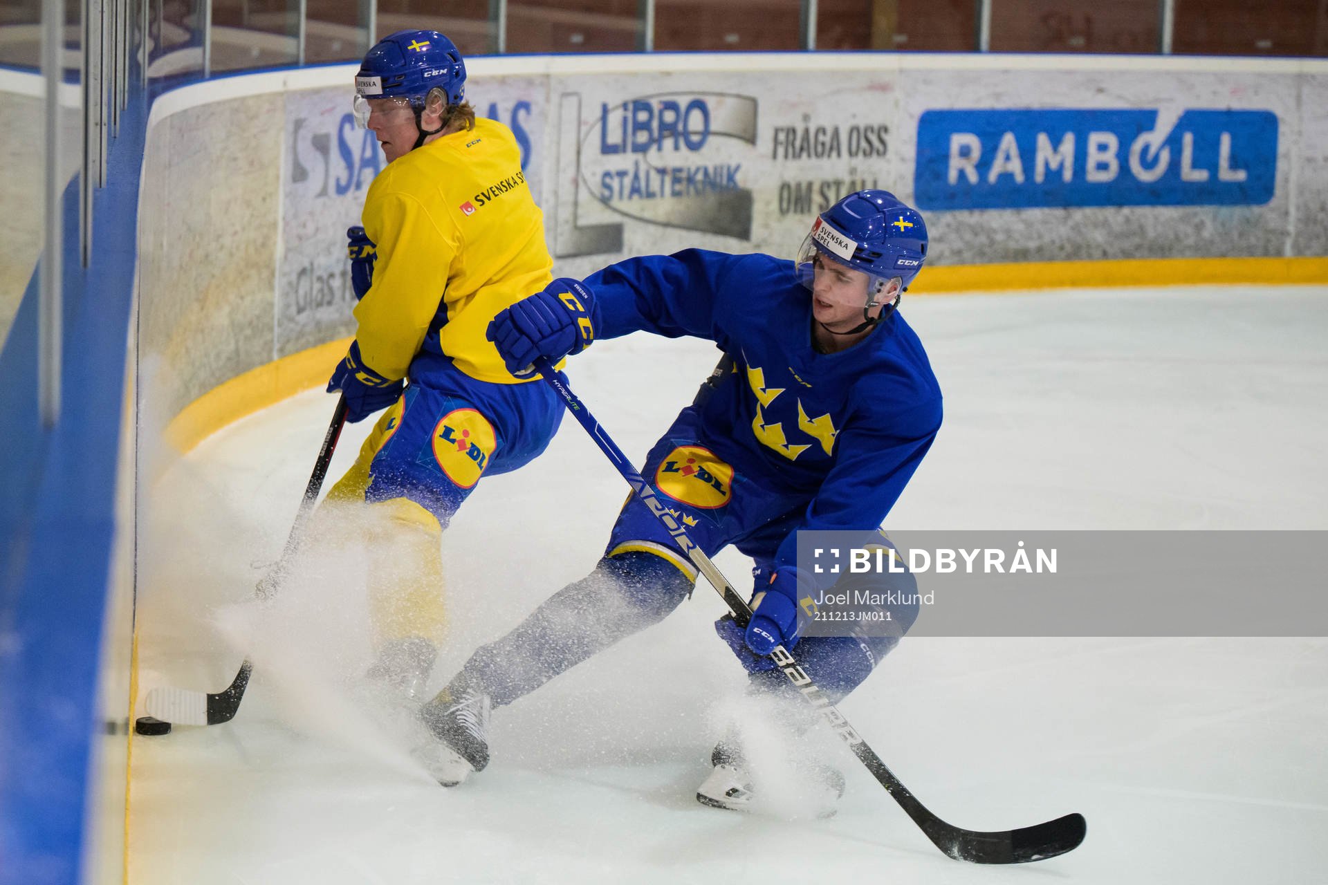 Åke Stakkestad and Elliot Ekmark of the Swedish under-20