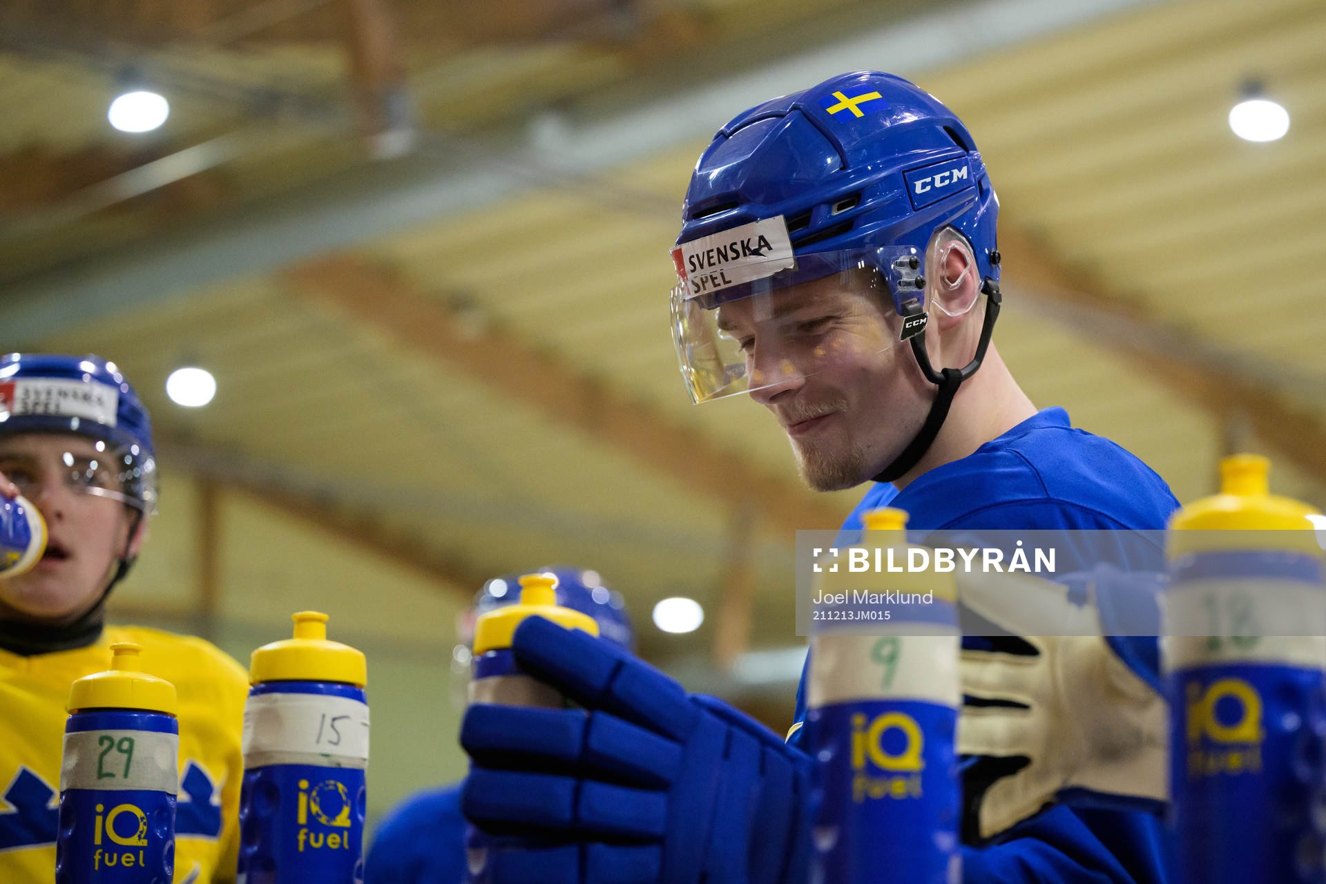 Anton Olsson of the Swedish under-20 national ice hockey