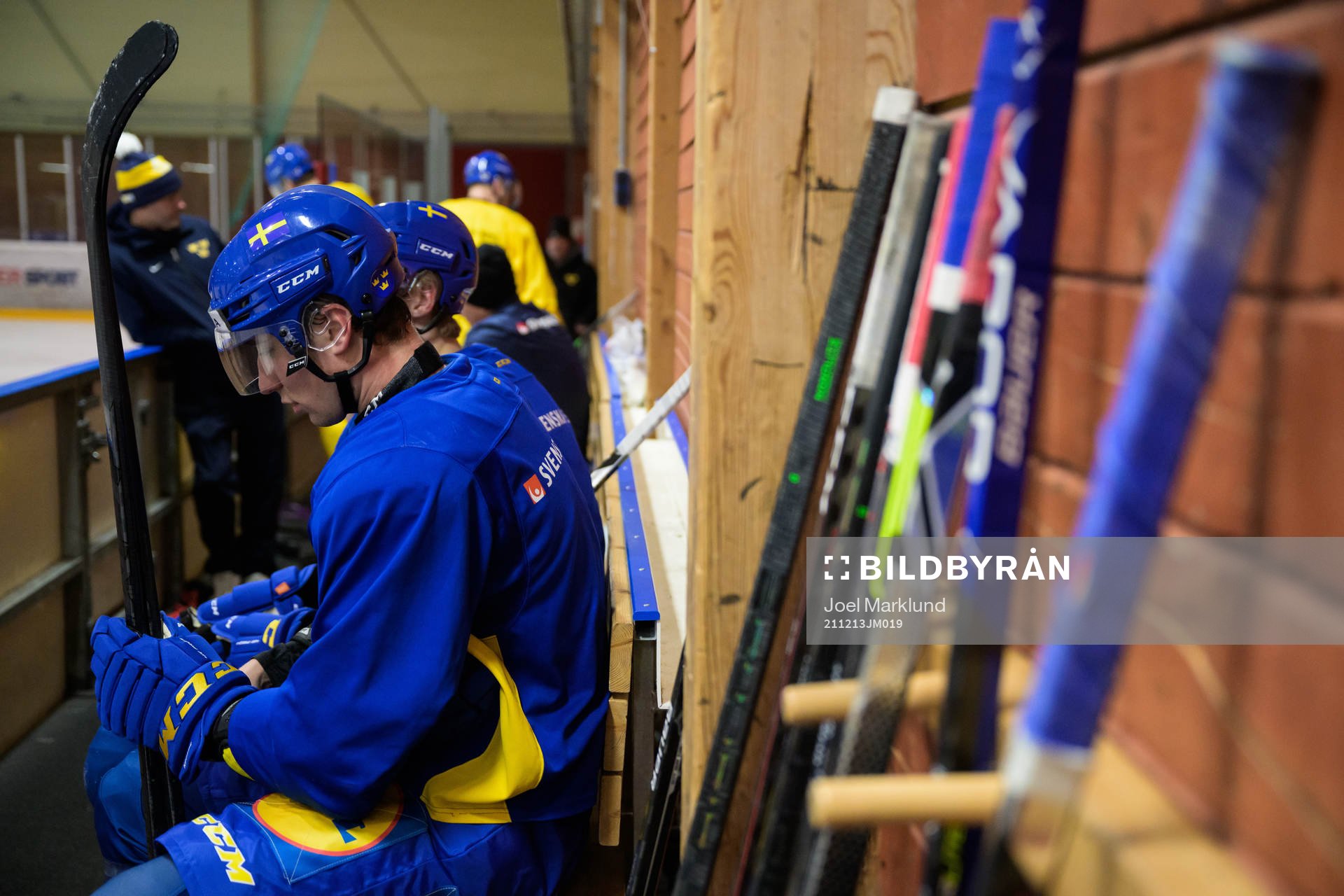 Daniel Torgersson of the Swedish under-20 national ice