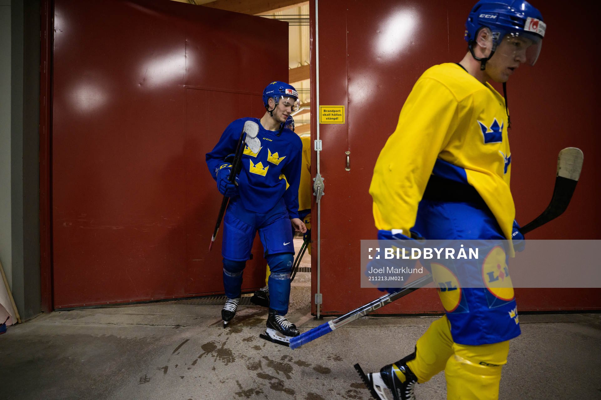 William Eklund and Zion Nybeck of the Swedish under-20