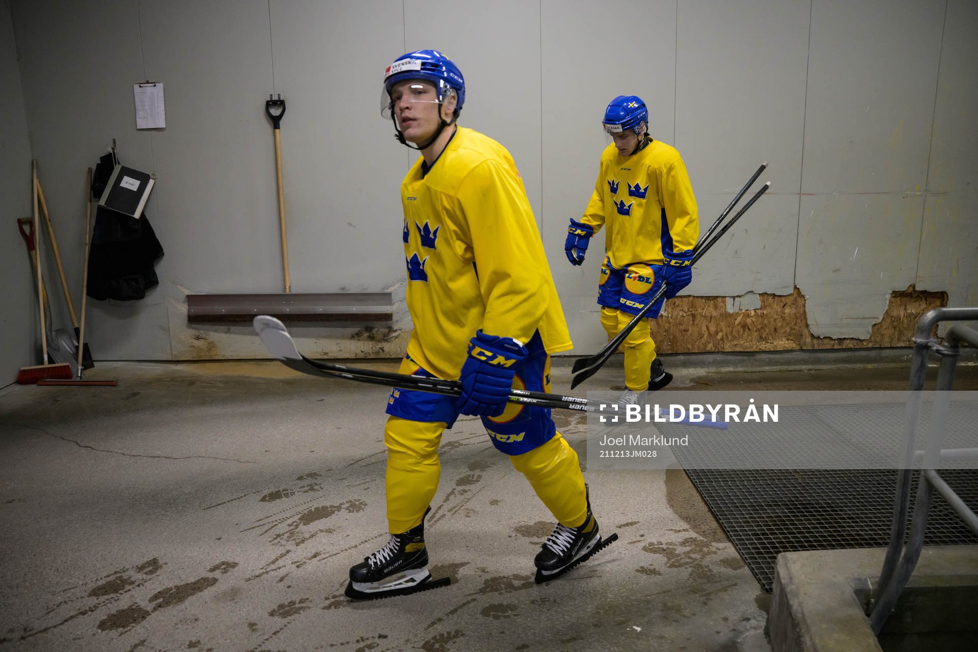 Zion Nybeck and Joel Nyström of the Swedish under-20