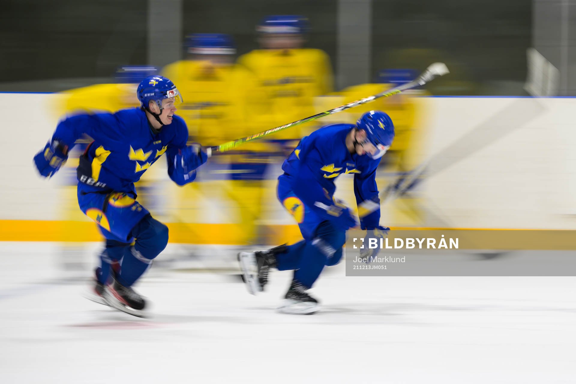 Albert Sjöberg and William Eklund of the Swedish under-20